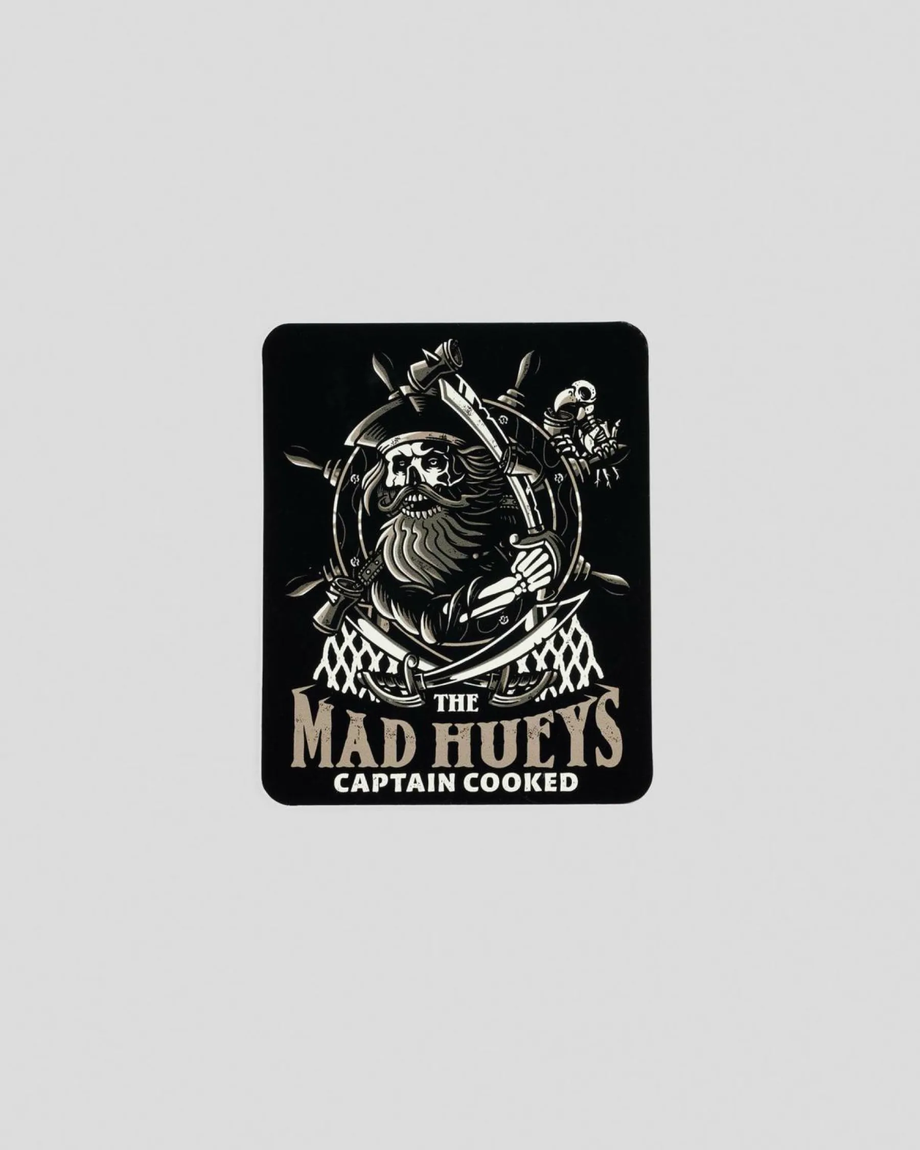 Sale Captain Ship Faced Sticker Gifts & Novelty