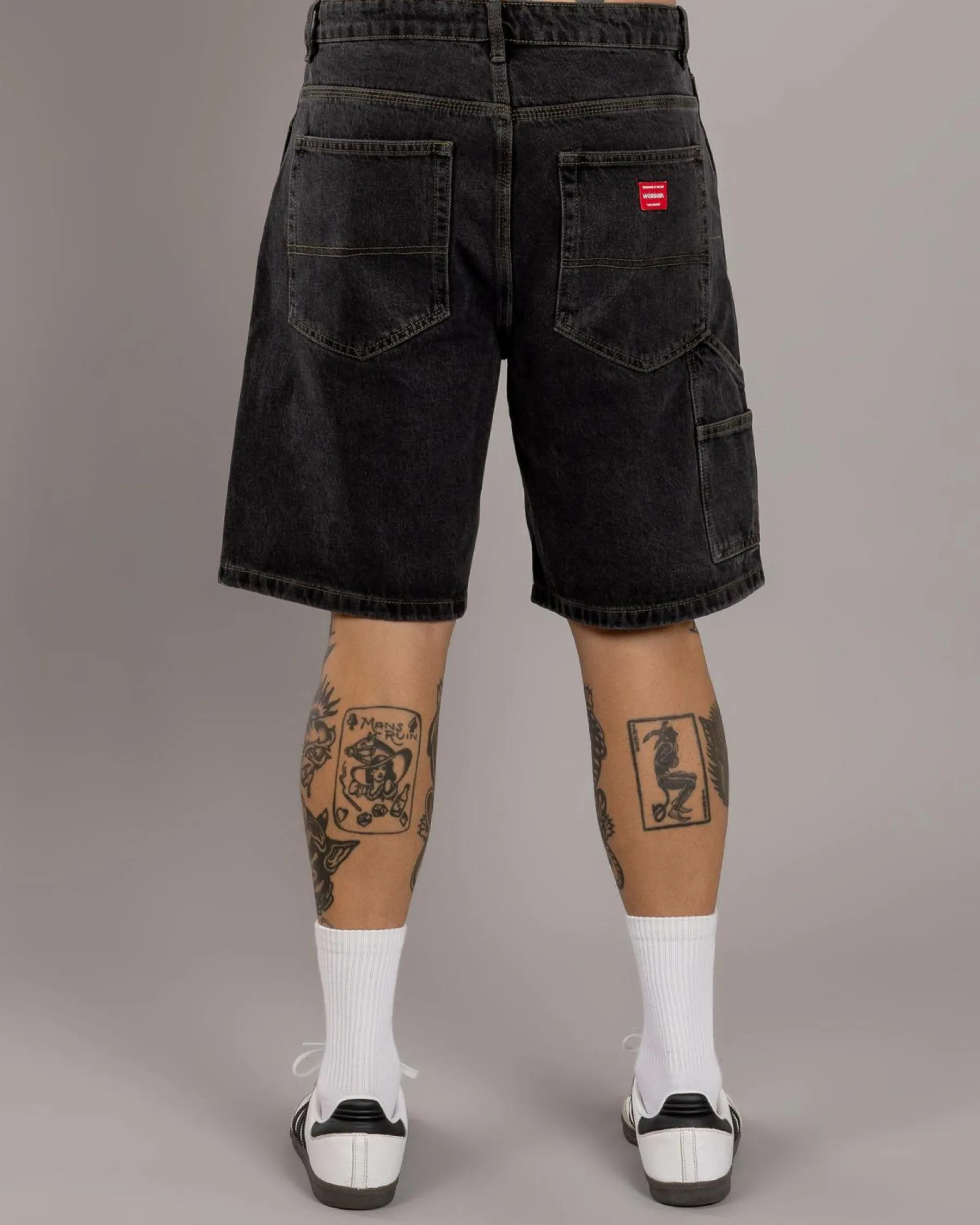 Denim|Shorts & Bottoms*Worship Supplies Carpenter Jean Shorts Phantom