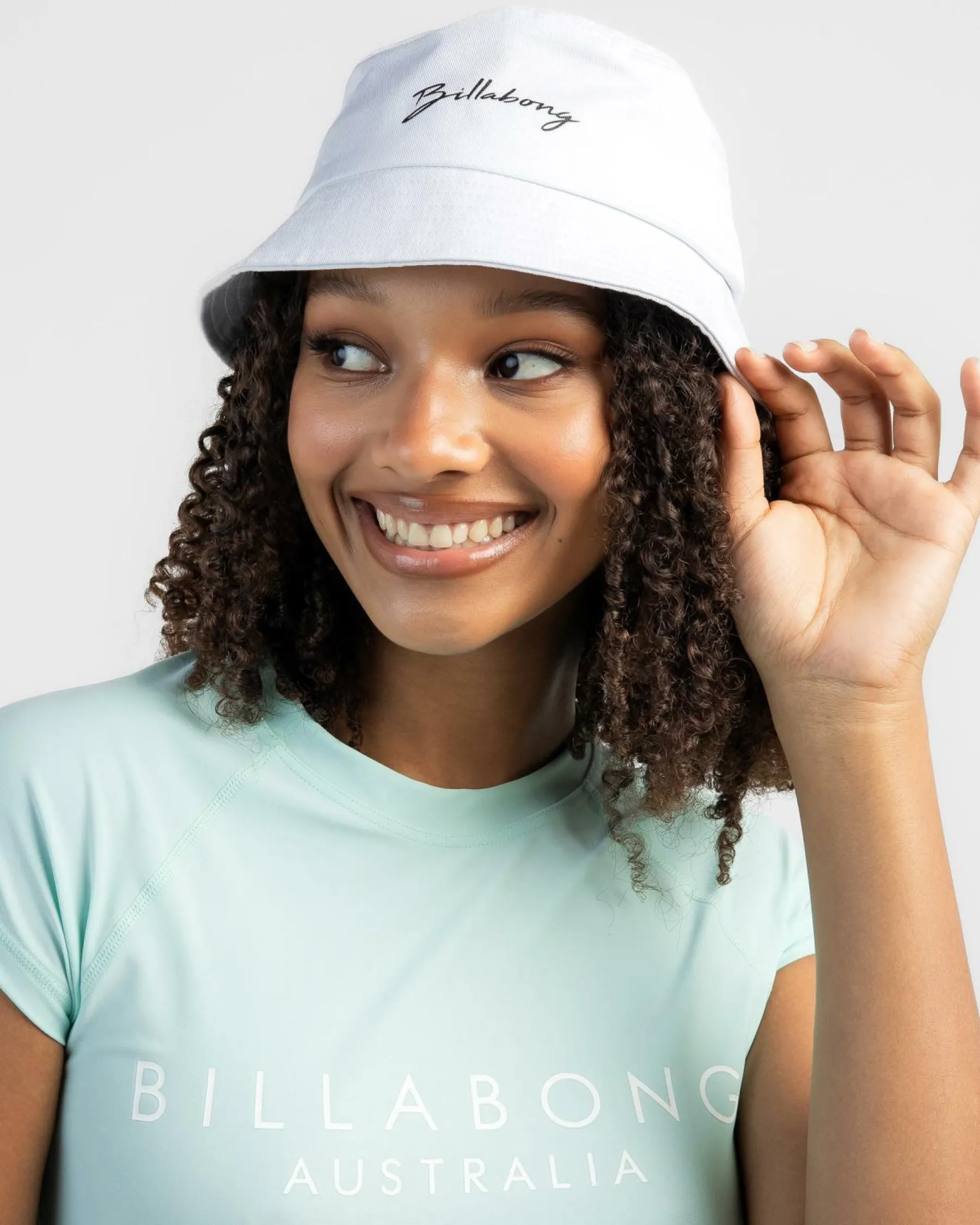 Headwear*Billabong CB Amity Bucket Hat White