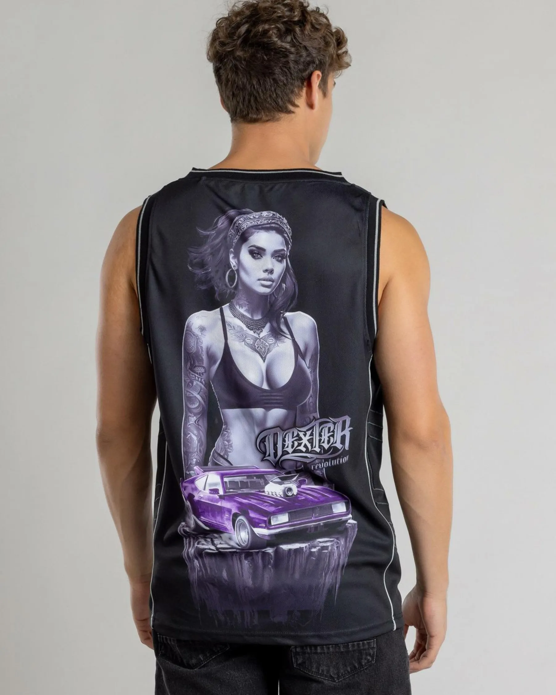 Tops & T-Shirts*Dexter Charred Muscle Tank Black