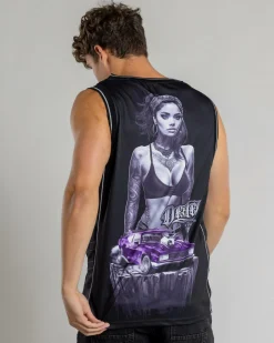 Tops & T-Shirts*Dexter Charred Muscle Tank Black