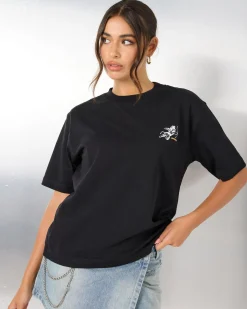 Tops*Worship Supplies Cherub Regular Fit T-Shirt Black
