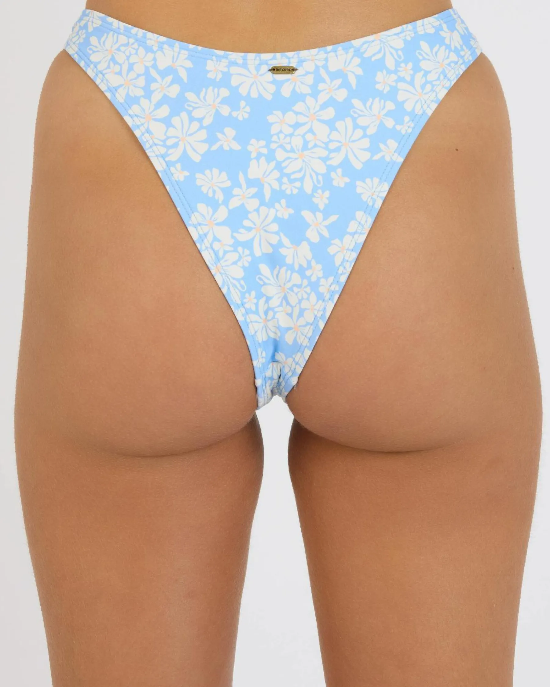 Bikinis*Rip Curl Classic Surf High Leg Skimpy Bikini Bottom Mid Blue