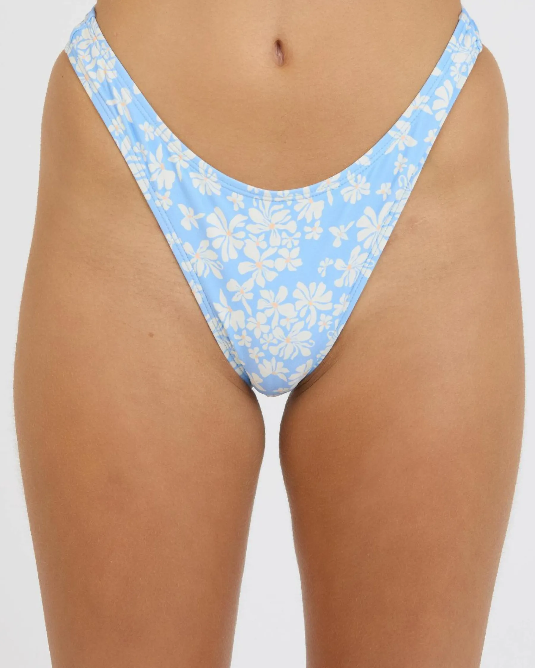 Bikinis*Rip Curl Classic Surf High Leg Skimpy Bikini Bottom Mid Blue