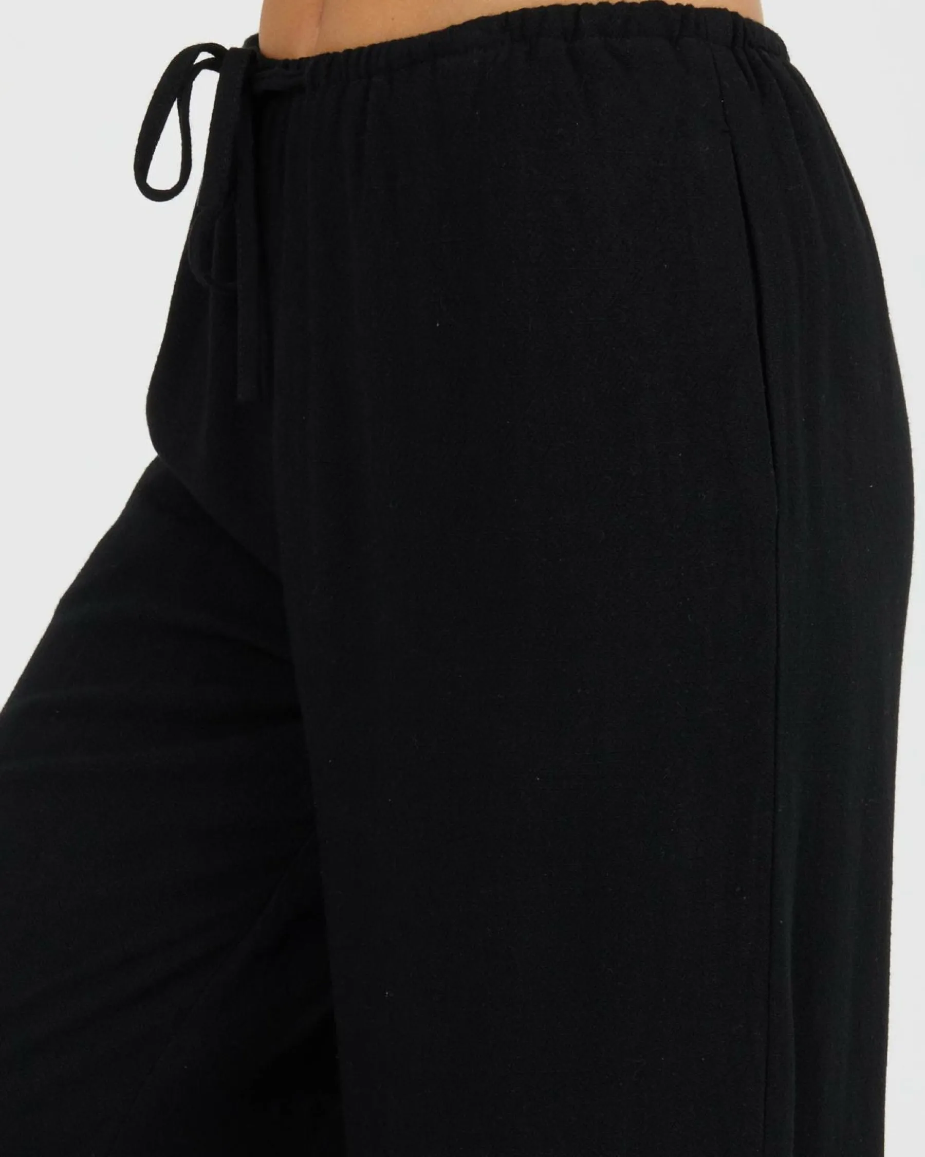 Sets|Linen Blend*Mooloola Cleo Dallis Pants Black