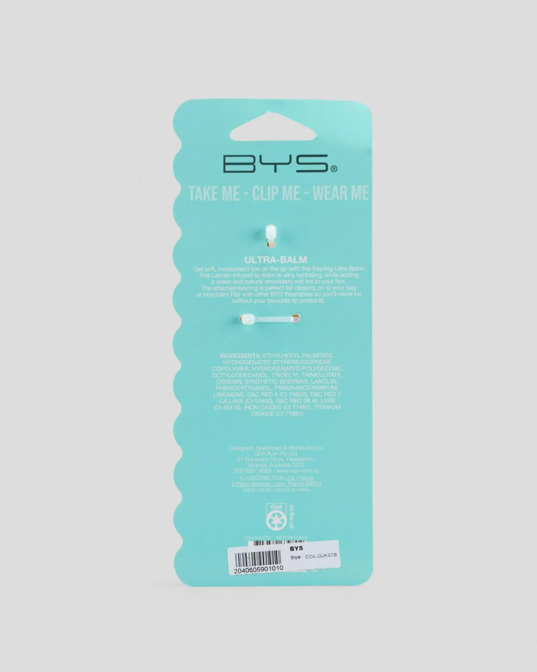 Face & Body|Beauty & Hair*BYS Clip Me Ultra Lip Balm Light Pink