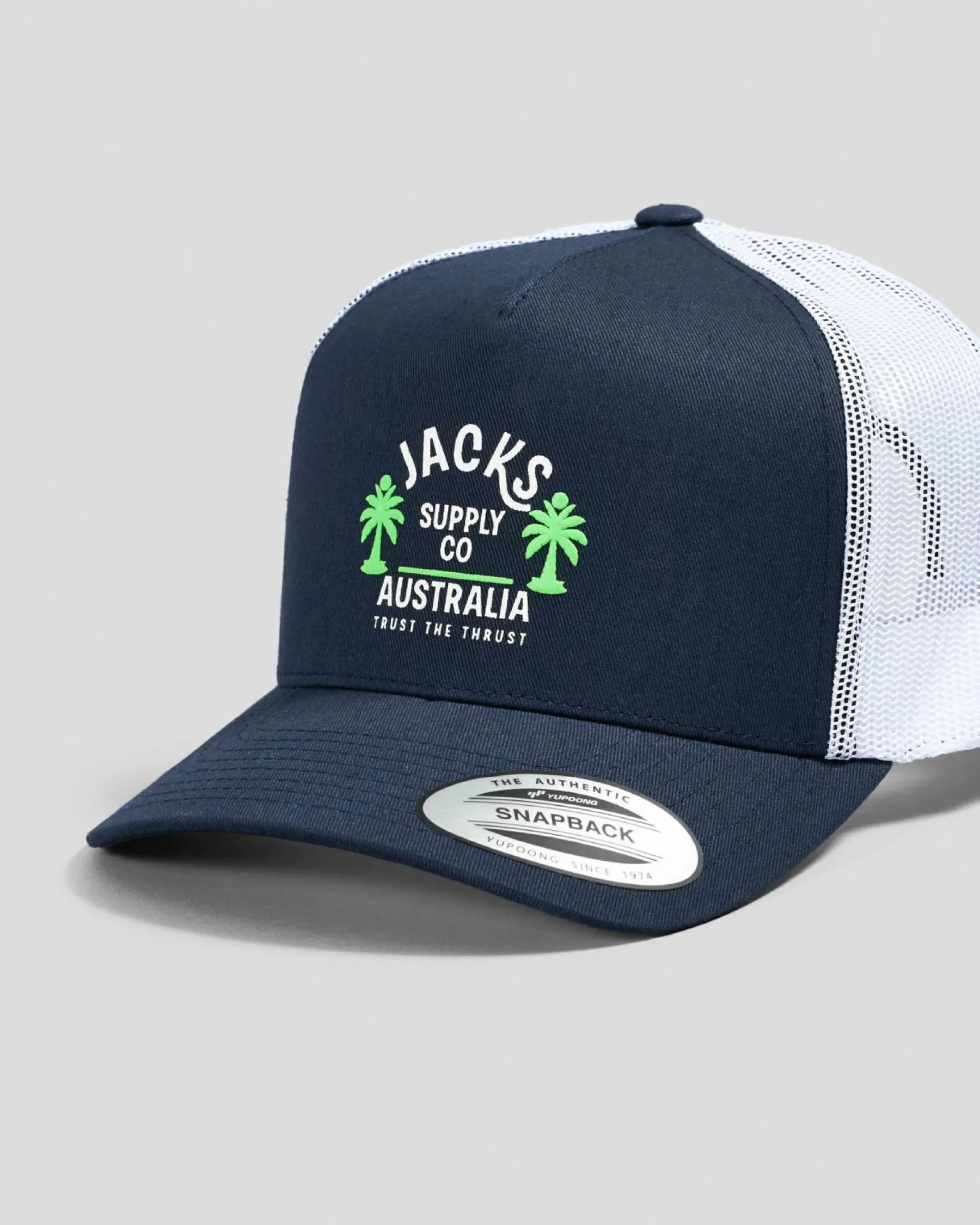 Headwear*Jacks Coastal Snapback Cap Navy/green