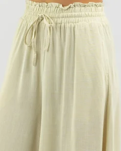 Linen Blend|Bottoms*Ava And Ever Coco Pants Wheat