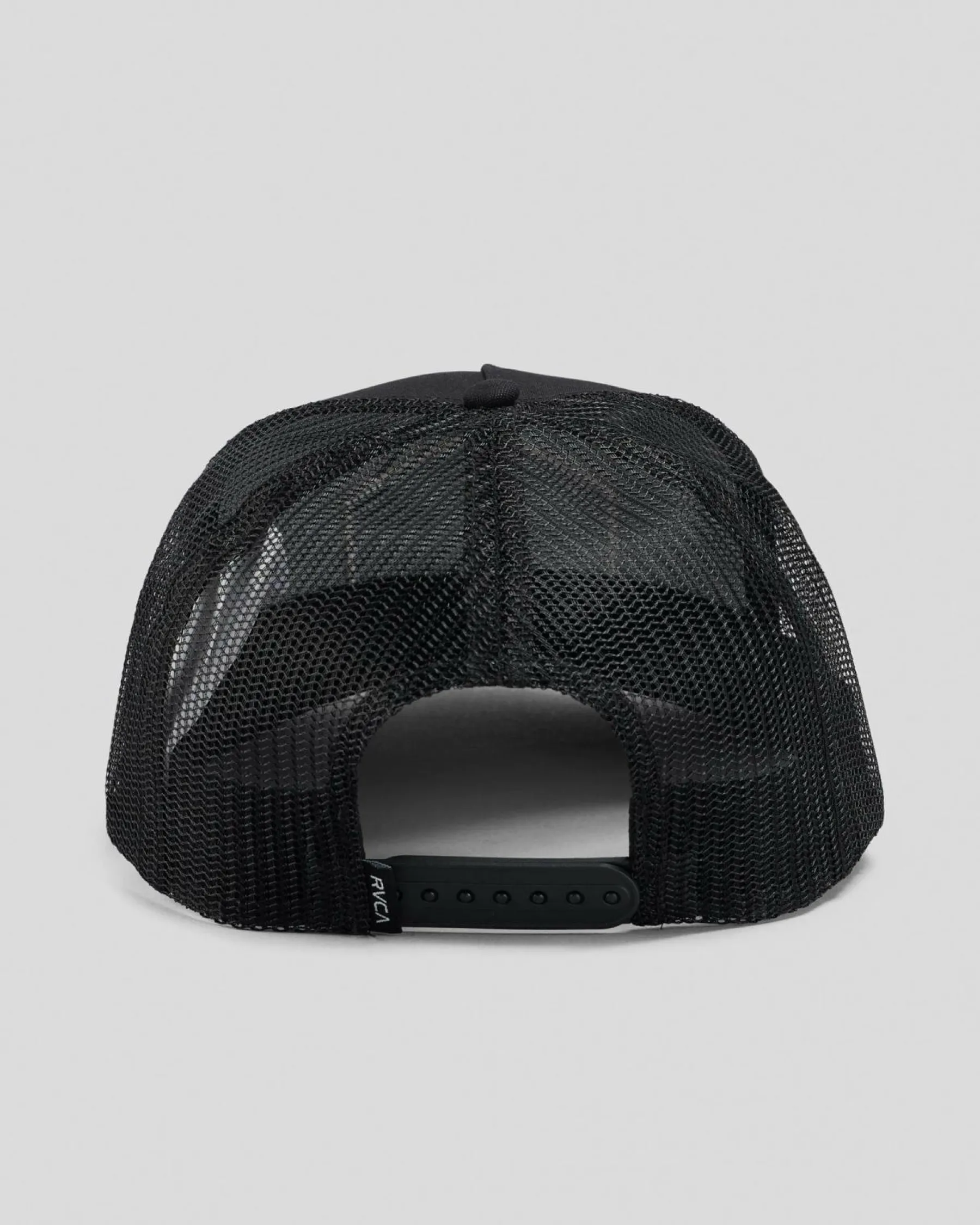 Headwear*RVCA Commonwealth Curved Trucker Cap Black