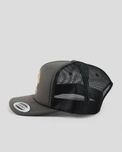 Headwear*The Mad Hueys Cookedatoo Trio Trucker Cap Olive