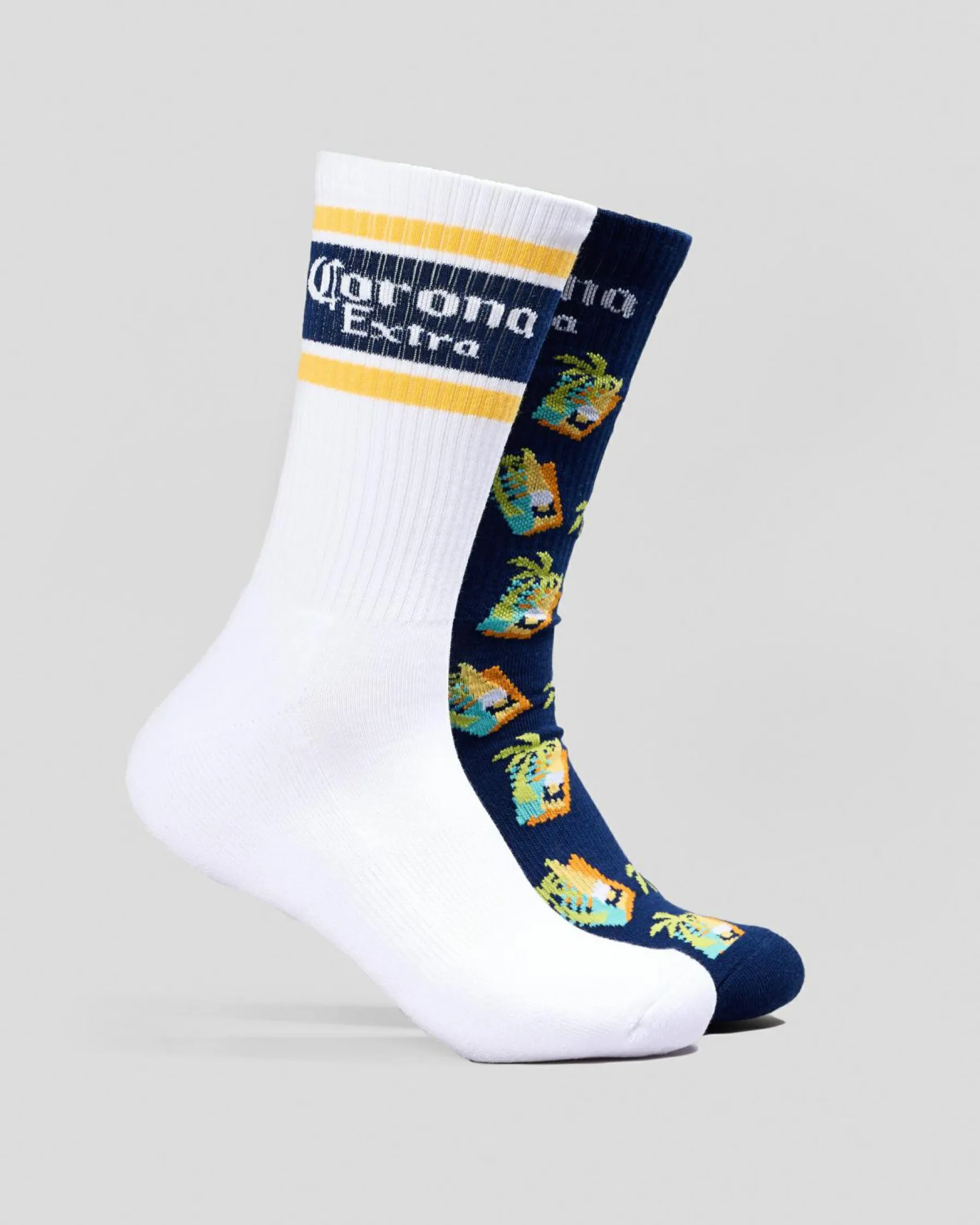 Discount Corona Beach Life Sneaker Socks 2 Pack Socks