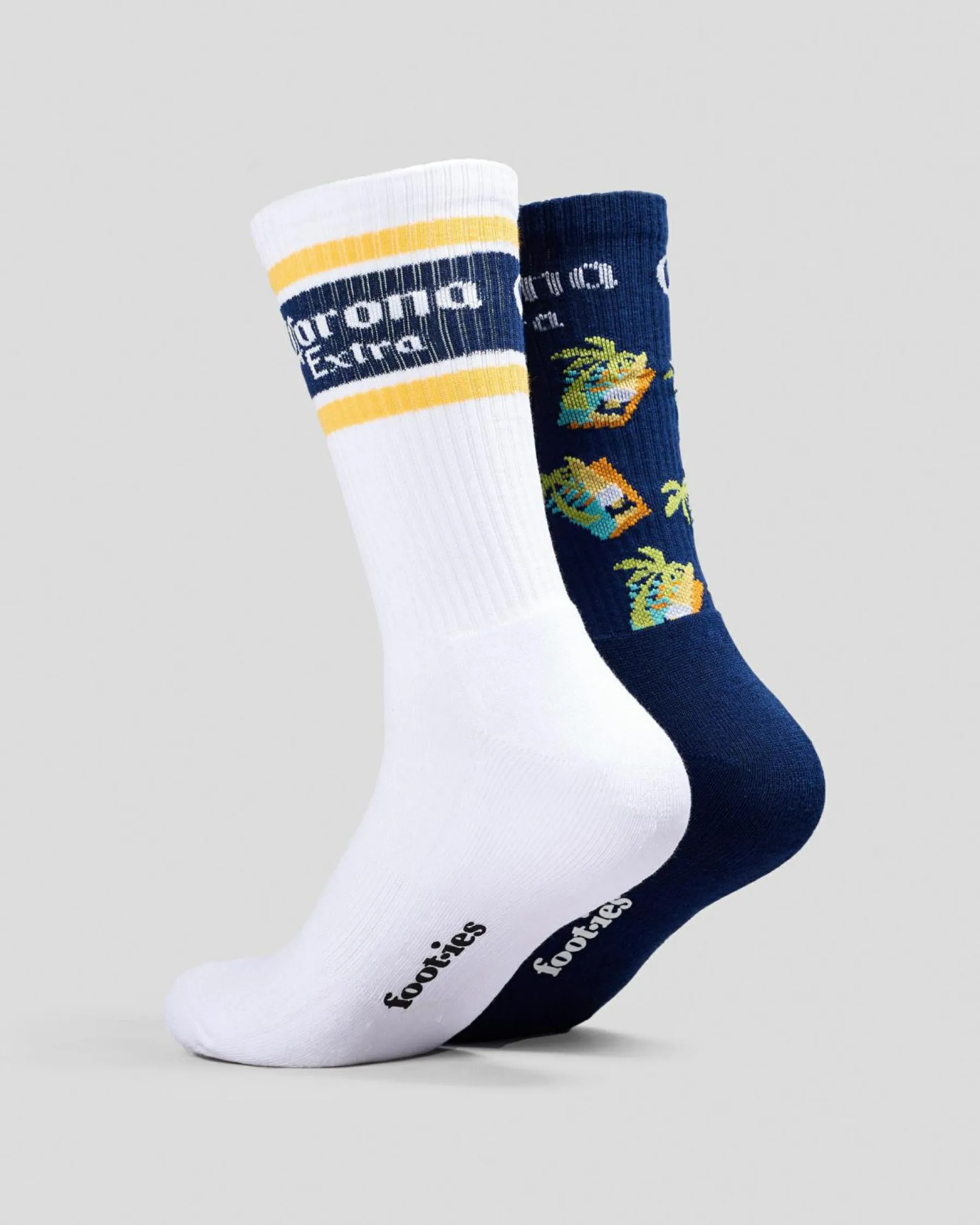 Discount Corona Beach Life Sneaker Socks 2 Pack Socks