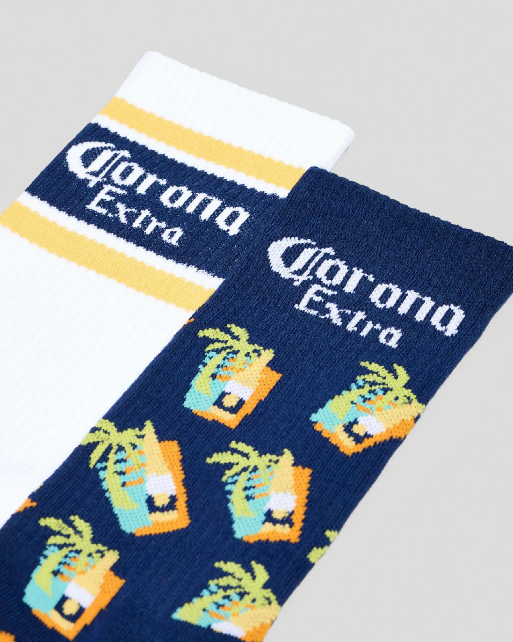 Discount Corona Beach Life Sneaker Socks 2 Pack Socks