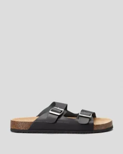 Sandals*Ava And Ever Cortina Slide Sandals Black
