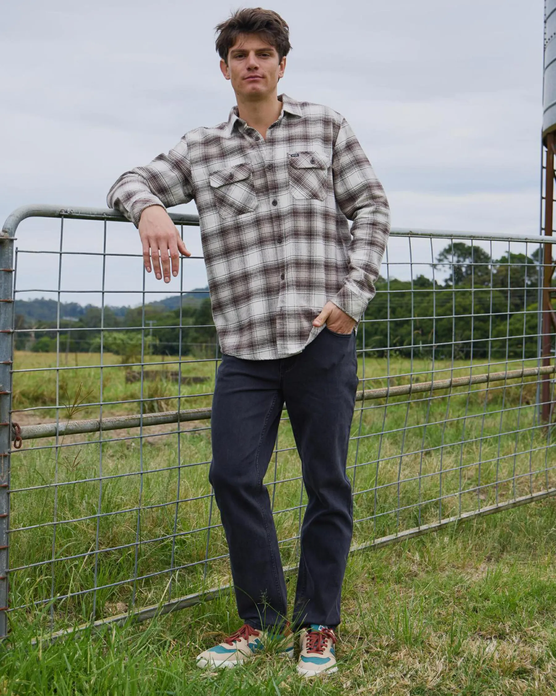 New Count Flanno Shirt Tops & T-Shirts