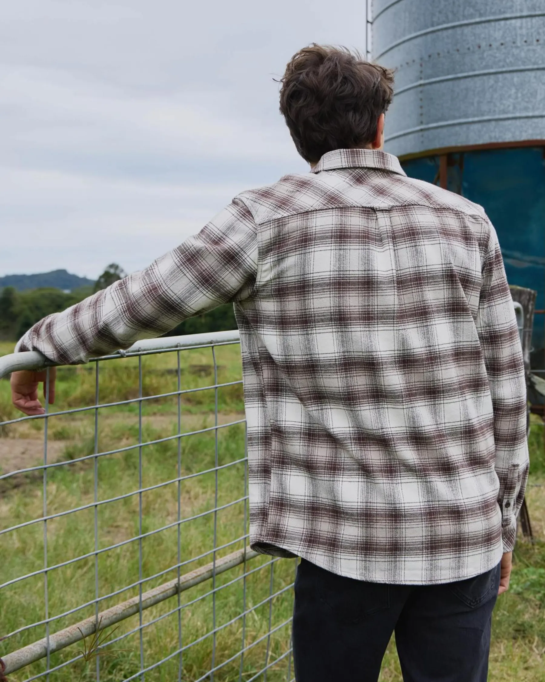 New Count Flanno Shirt Tops & T-Shirts