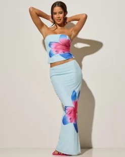 Sets|Tops*Mooloola Cove Tube Top Blue