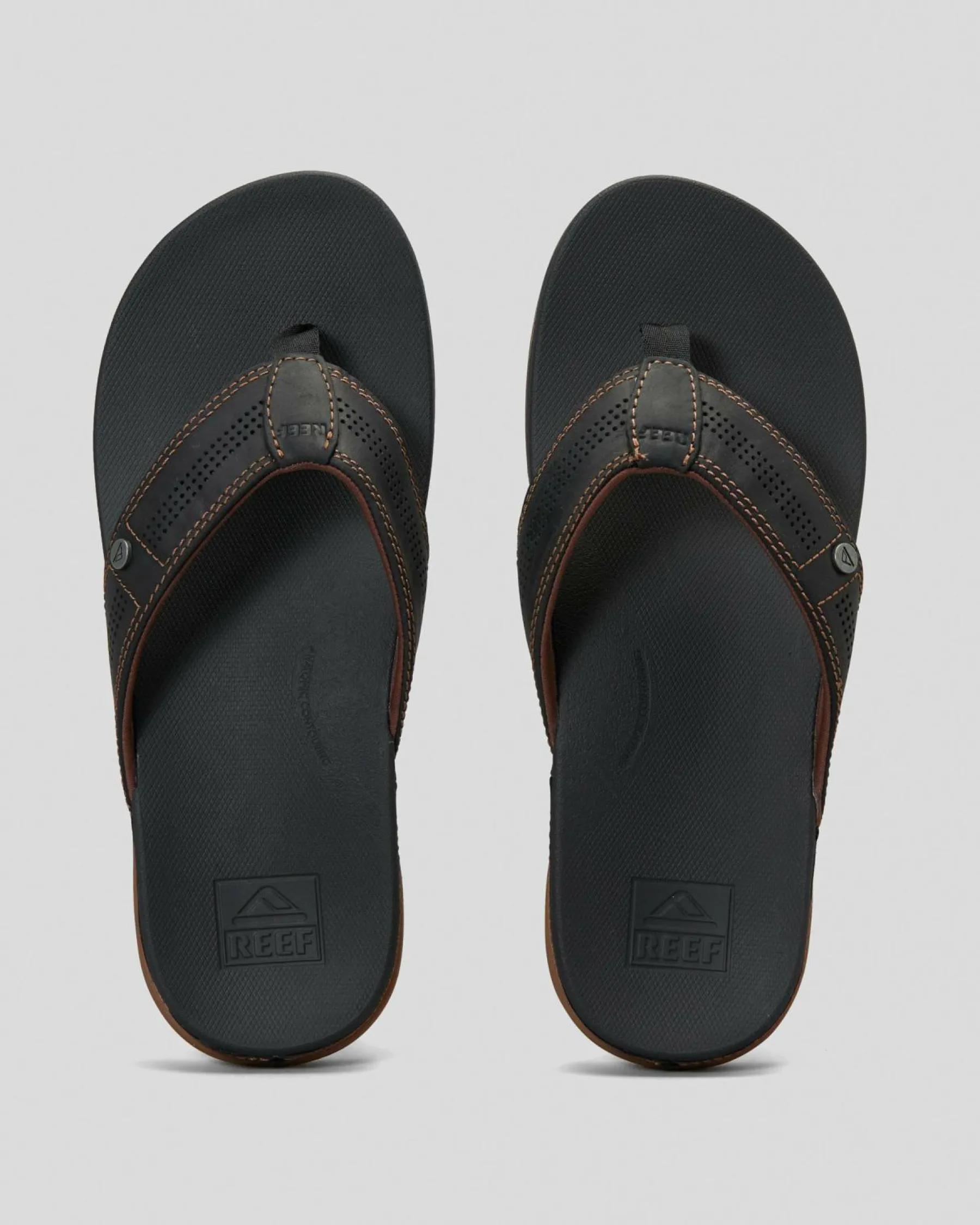 Flip Flops & Sandals*Reef Cushion Bounce Lux Thongs Black/brown