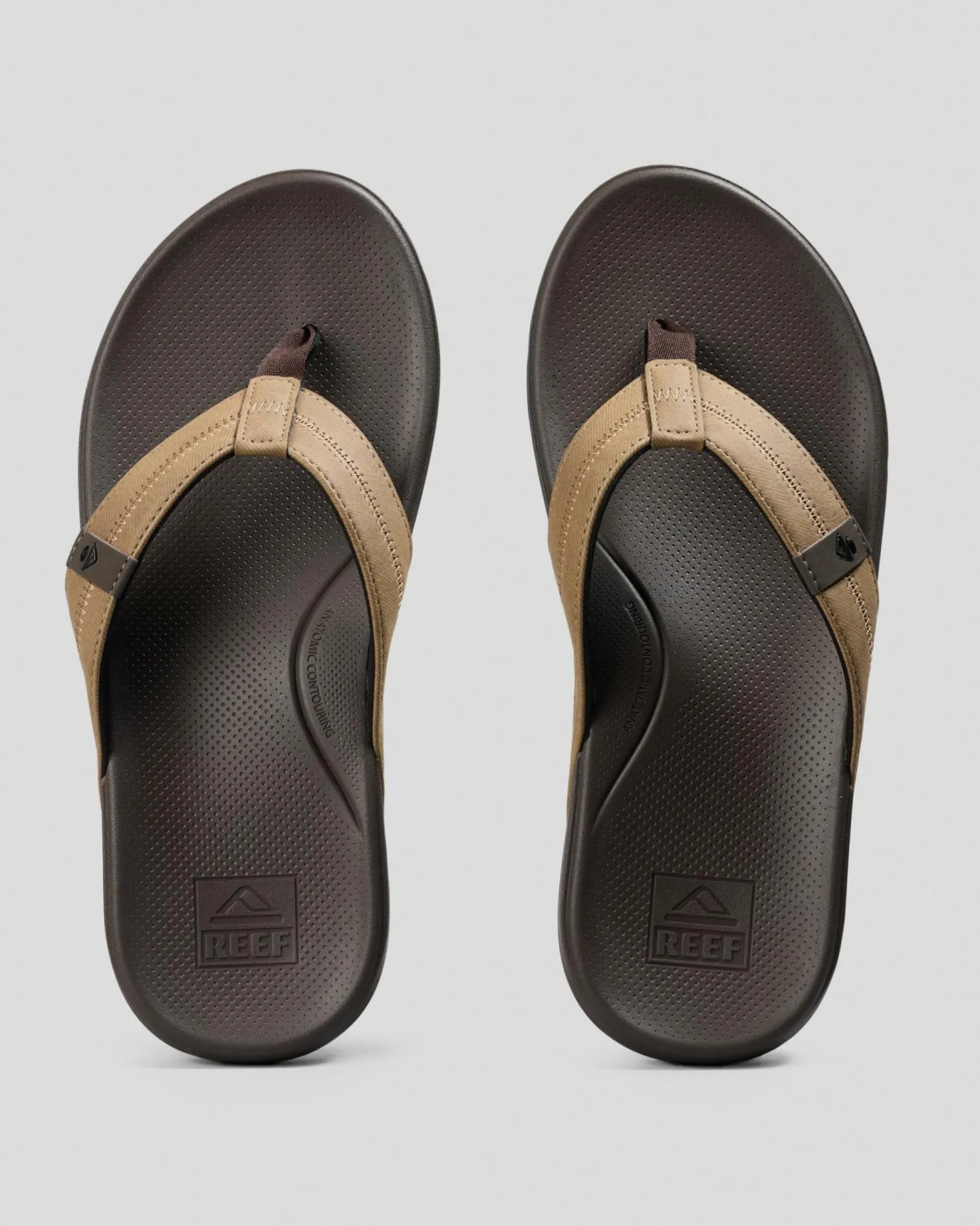 Flip Flops & Sandals*Reef Cushion Phantom 2.0 Thongs Brown/tan
