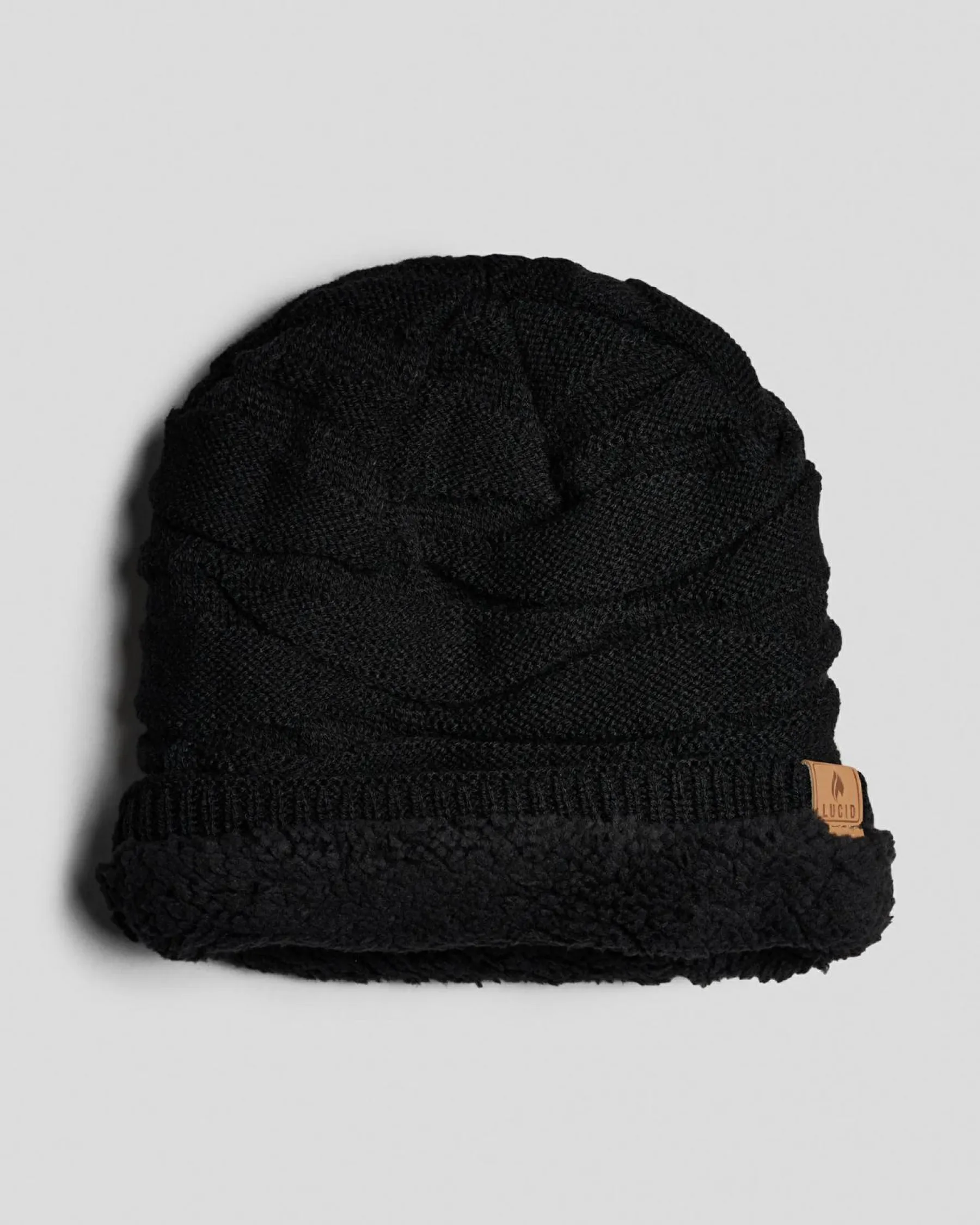 Headwear*Lucid Custom Beanie Black