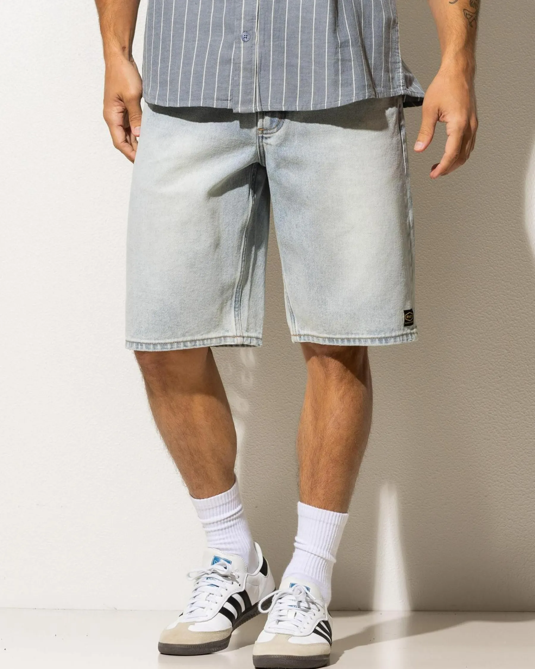 Denim|Shorts & Bottoms*RVCA Dayshift Denim Shorts Vintage Blue