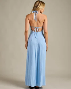 Discount Dena Hawaii Maxi Dress Women Linen Blend|Dresses