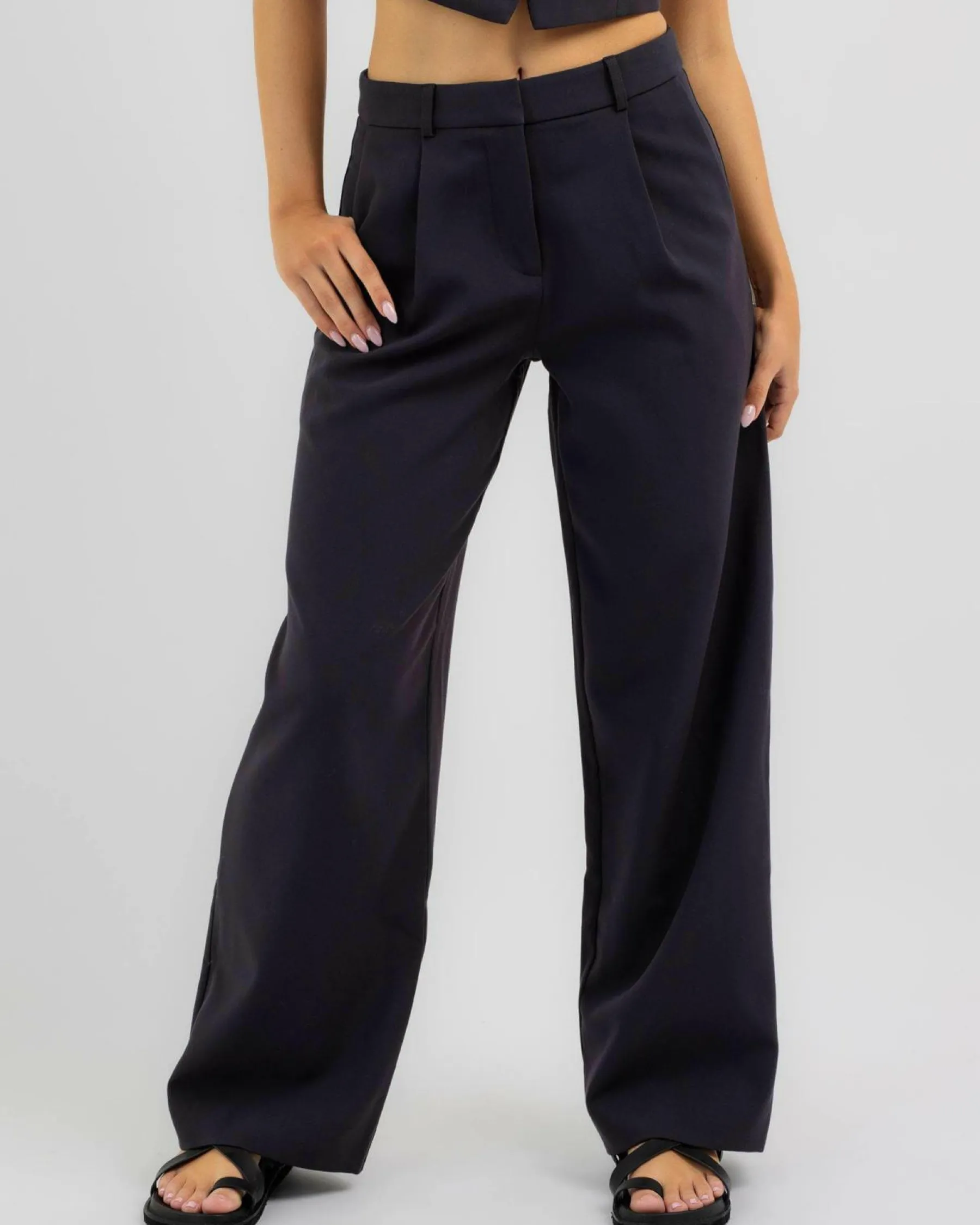 Sets|Bottoms*Ava And Ever Dicaprio Pants Charcoal