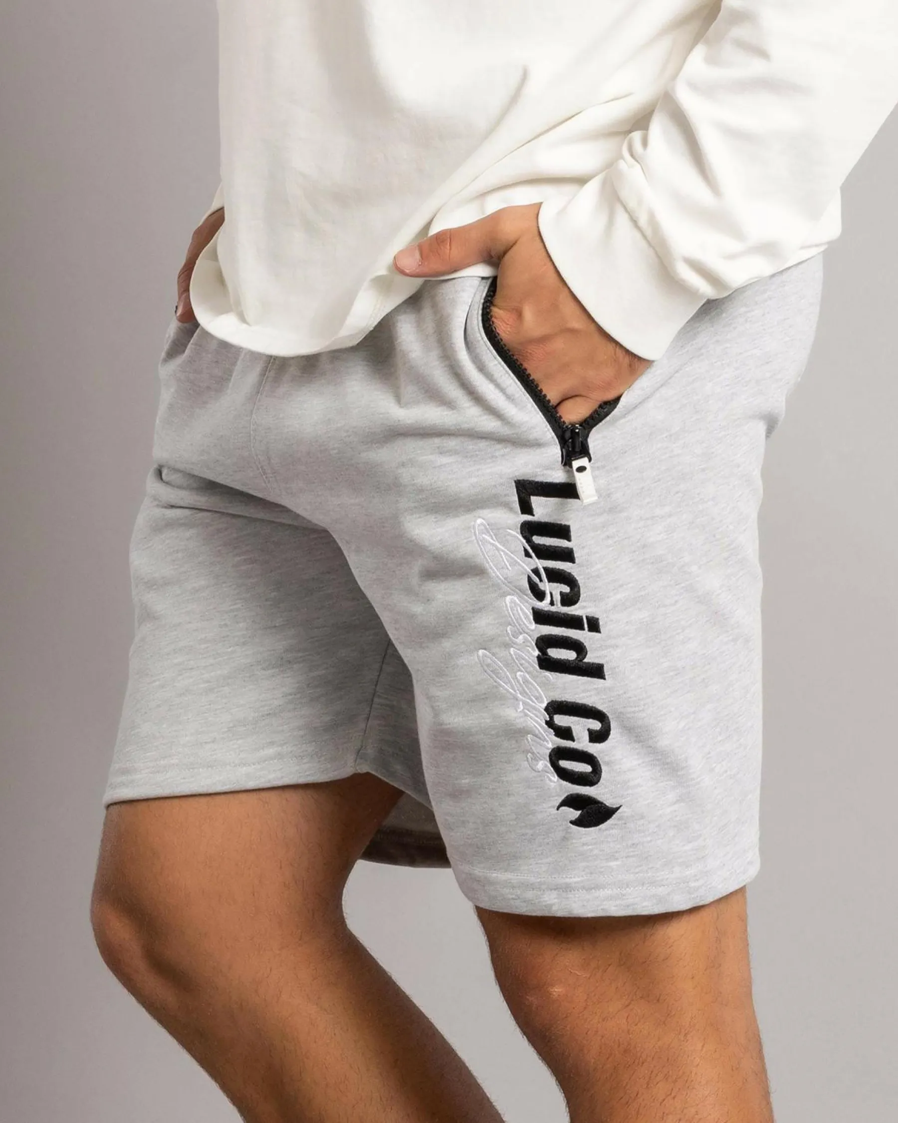 Shorts & Bottoms*Lucid Direct House Short Grey Marle