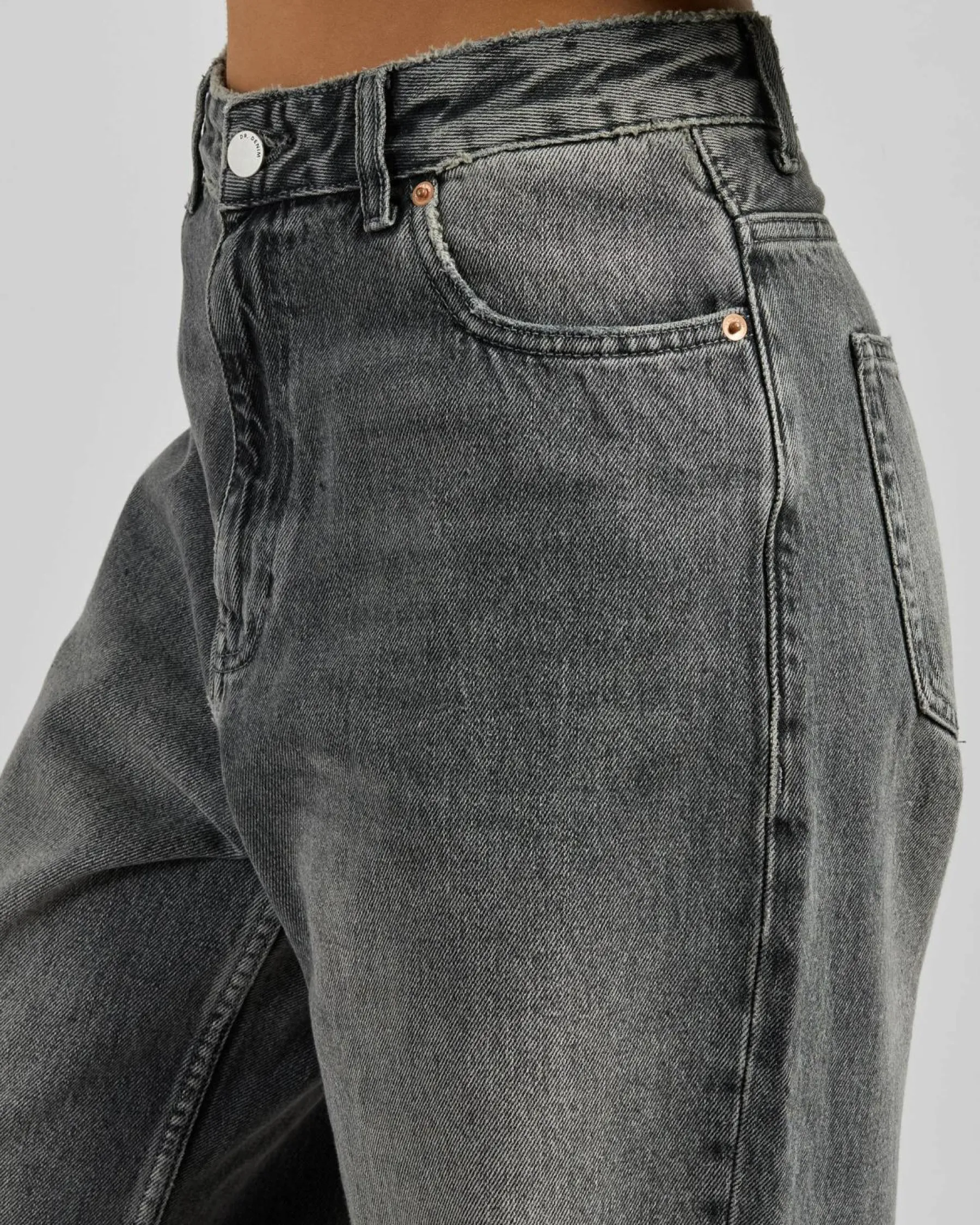 Denim|Bottoms*Dr Denim Donna Mid Baggy Jeans Mid Grey Used
