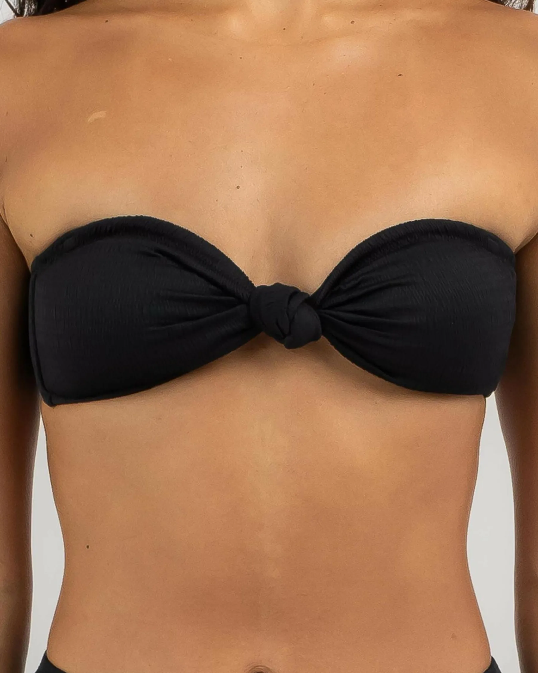 Bikinis*Rip Curl Dreams Bandeau Bikini Top Black