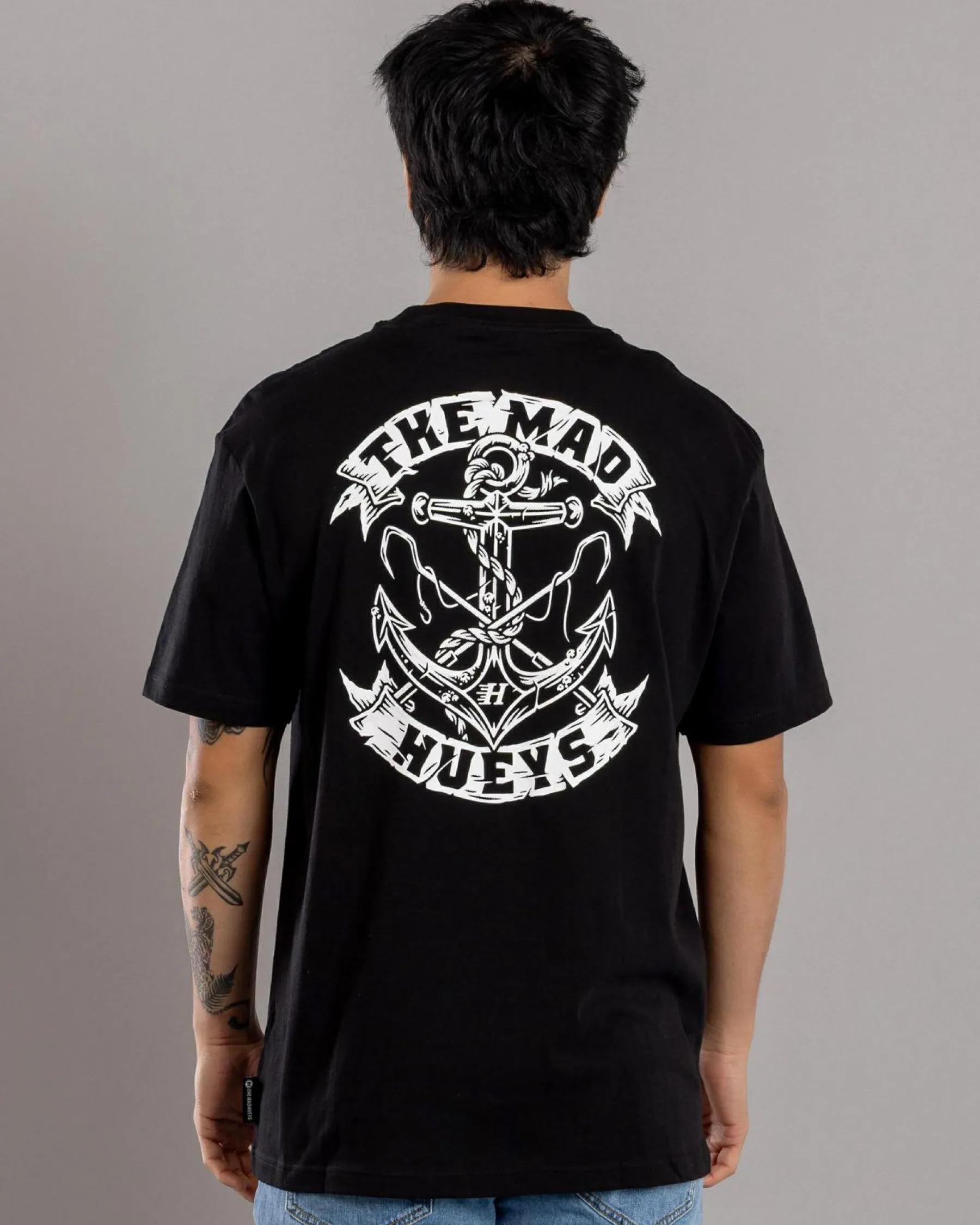 Tops & T-Shirts*The Mad Hueys Drop Anchor T-Shirt Black