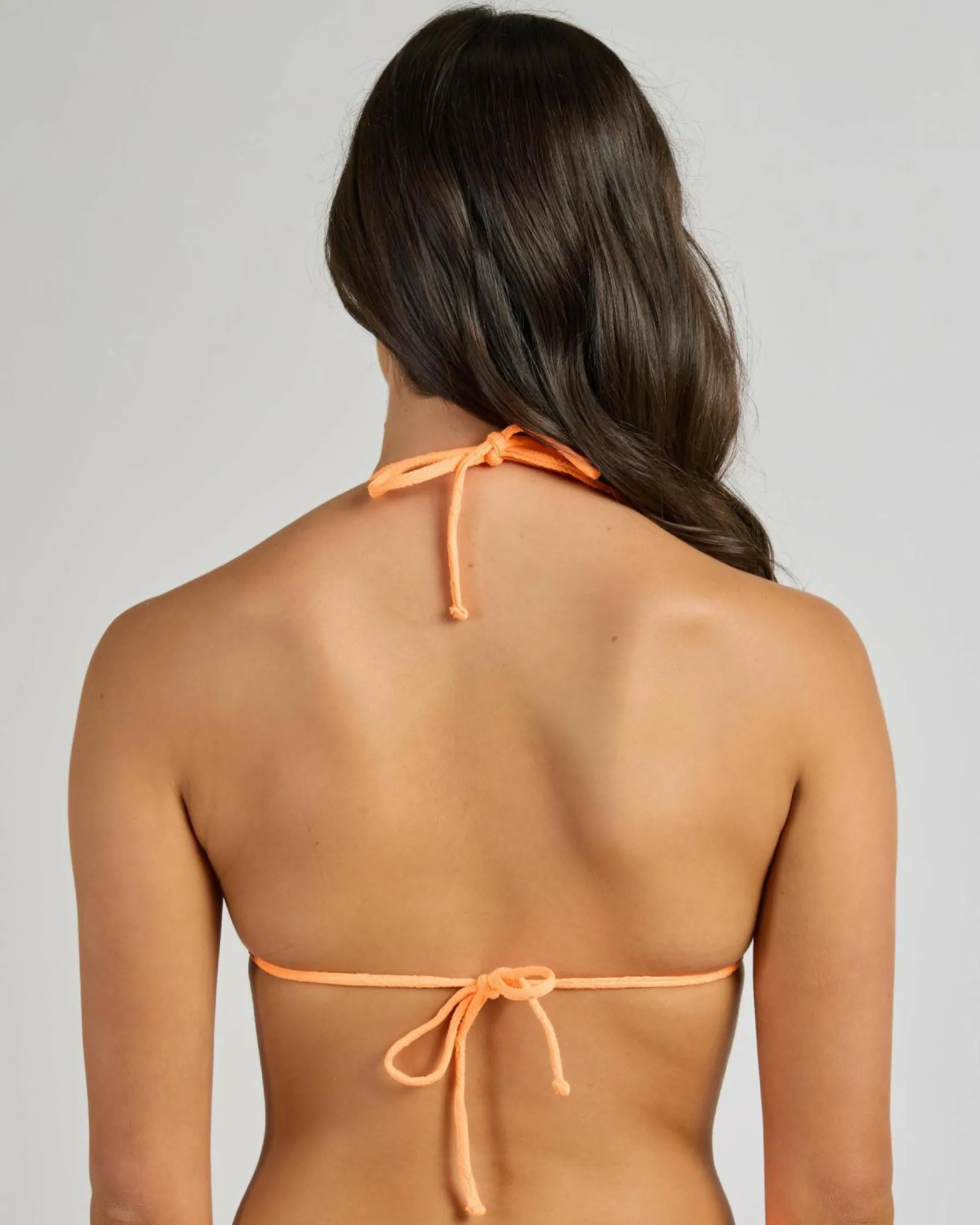 Bikinis*Rip Curl Dusk Textured Triangle Bikini Top Electric Peach
