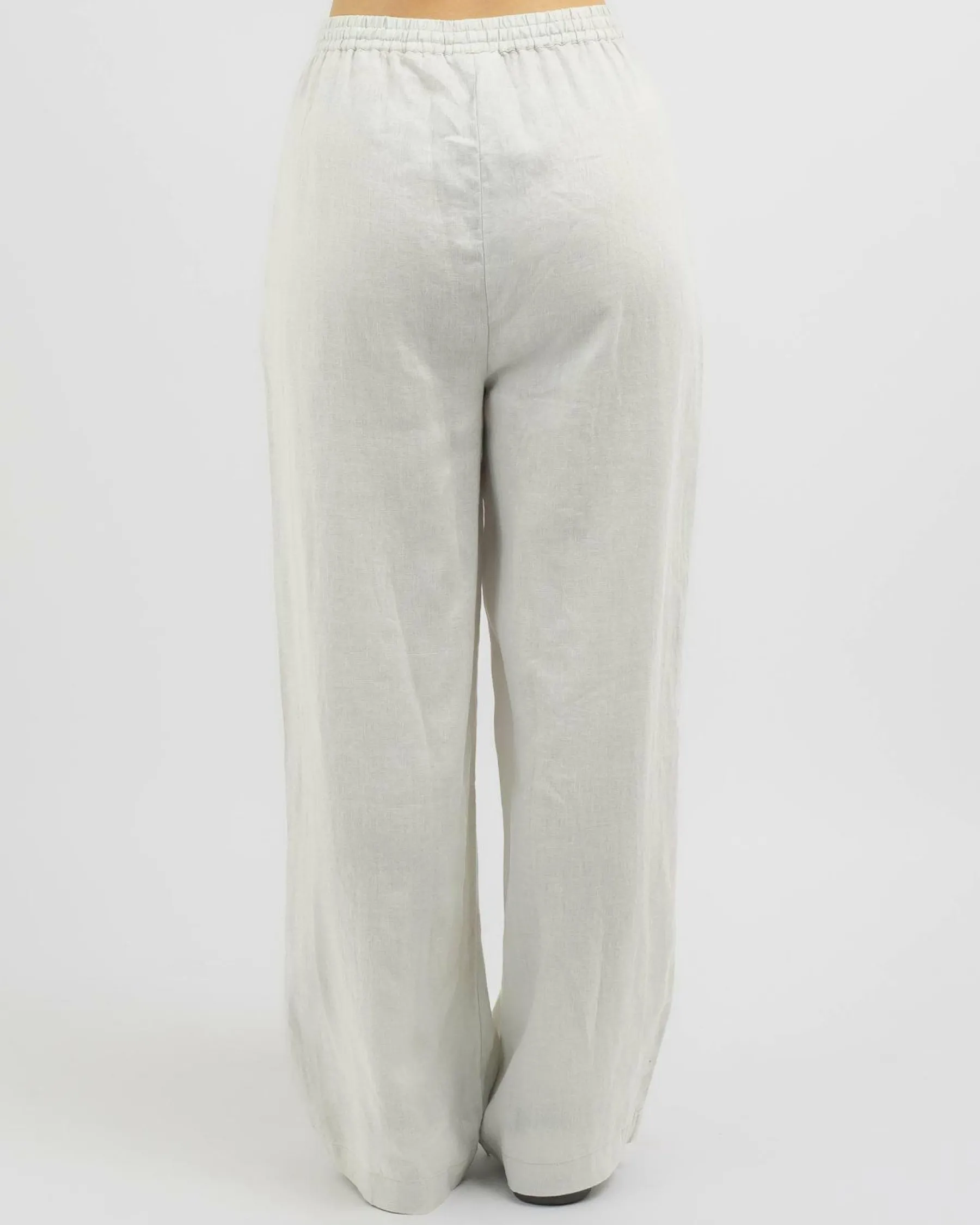 Hot Efficient Space Beach Pants Women Linen Blend|Bottoms