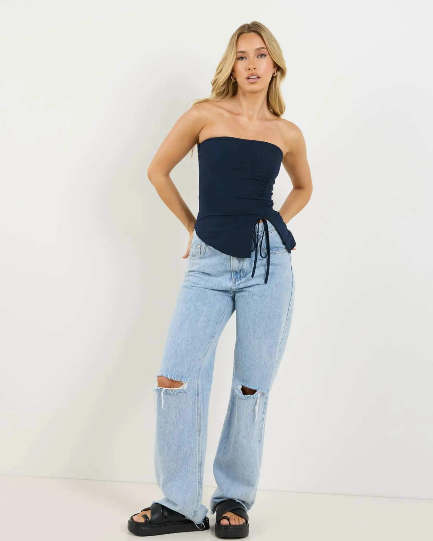 Tops*Ava And Ever Elena Tube Top Ink