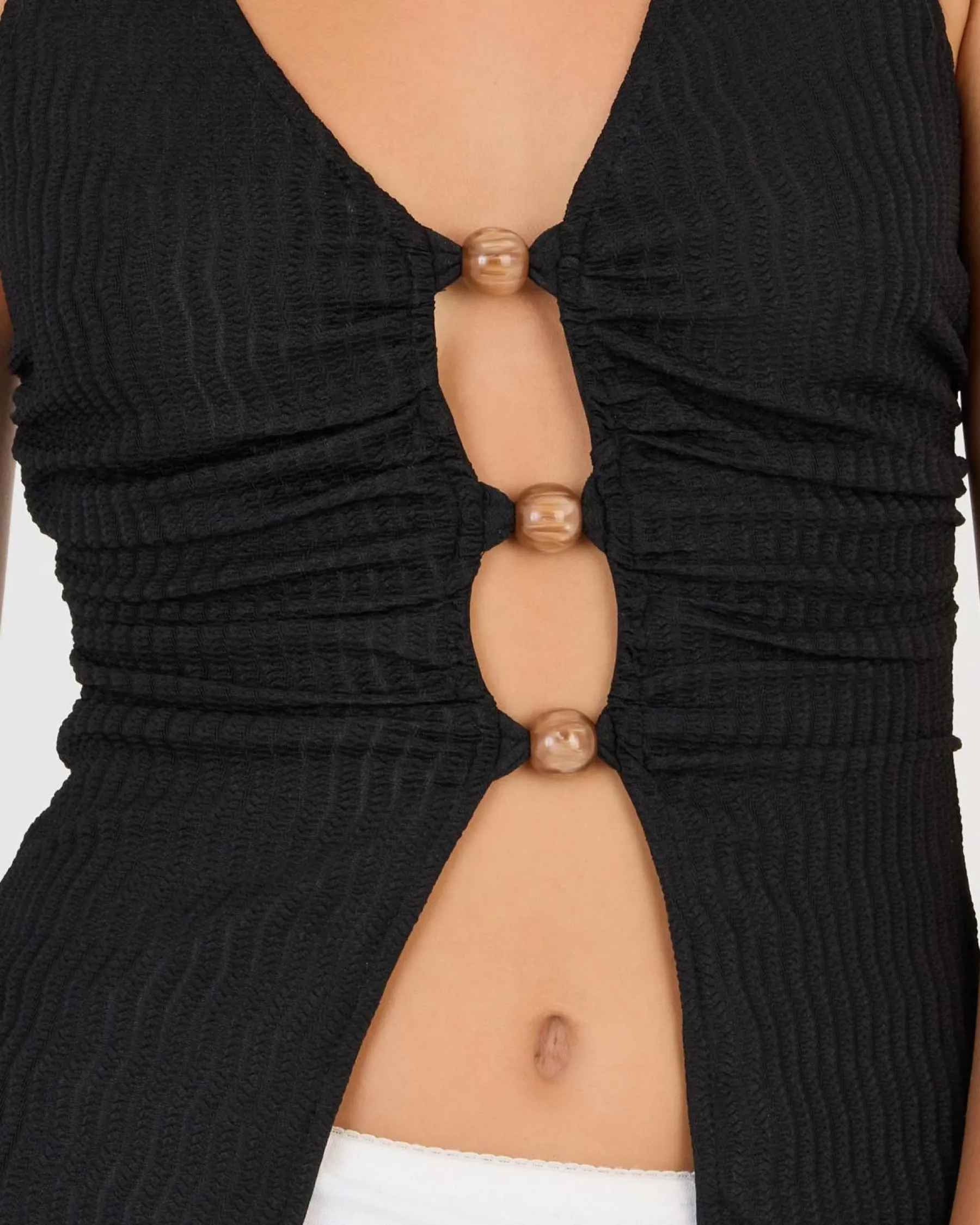 Tops*Mooloola Elle Cabo Halter Top Black