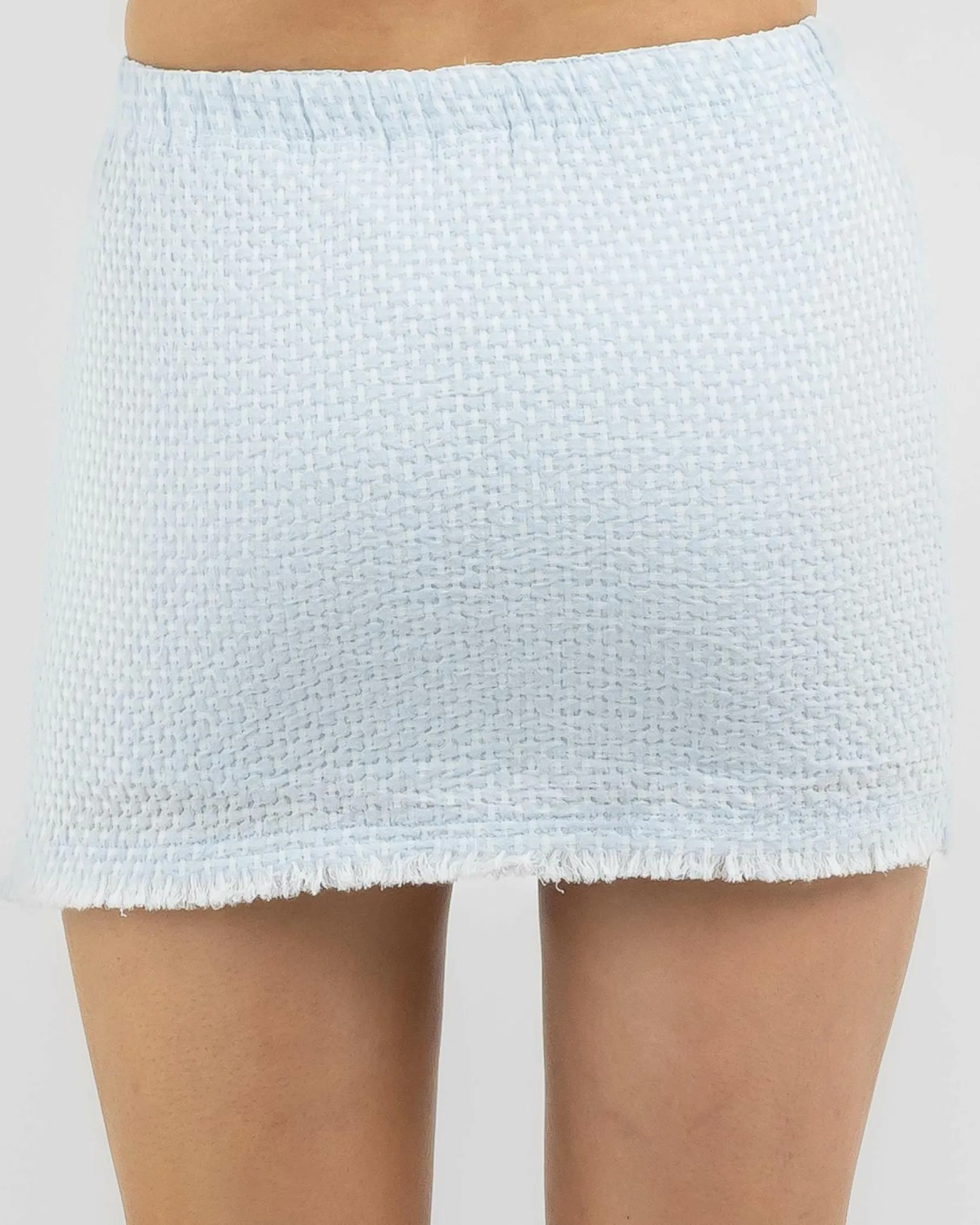 Bottoms*Mooloola Ellie Skirt Blue Check