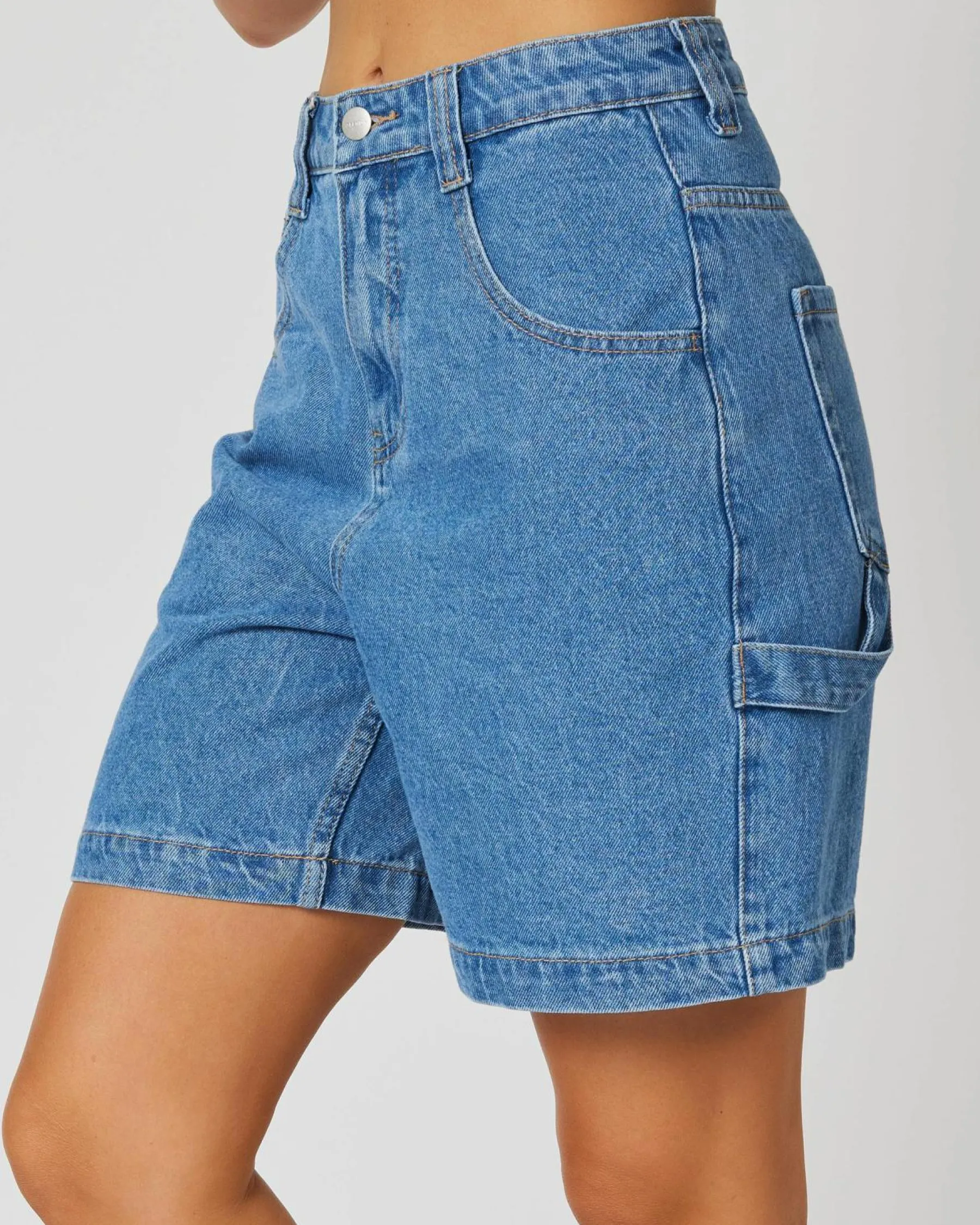 Clearance Emilie Workwear Short Women Denim|Bottoms