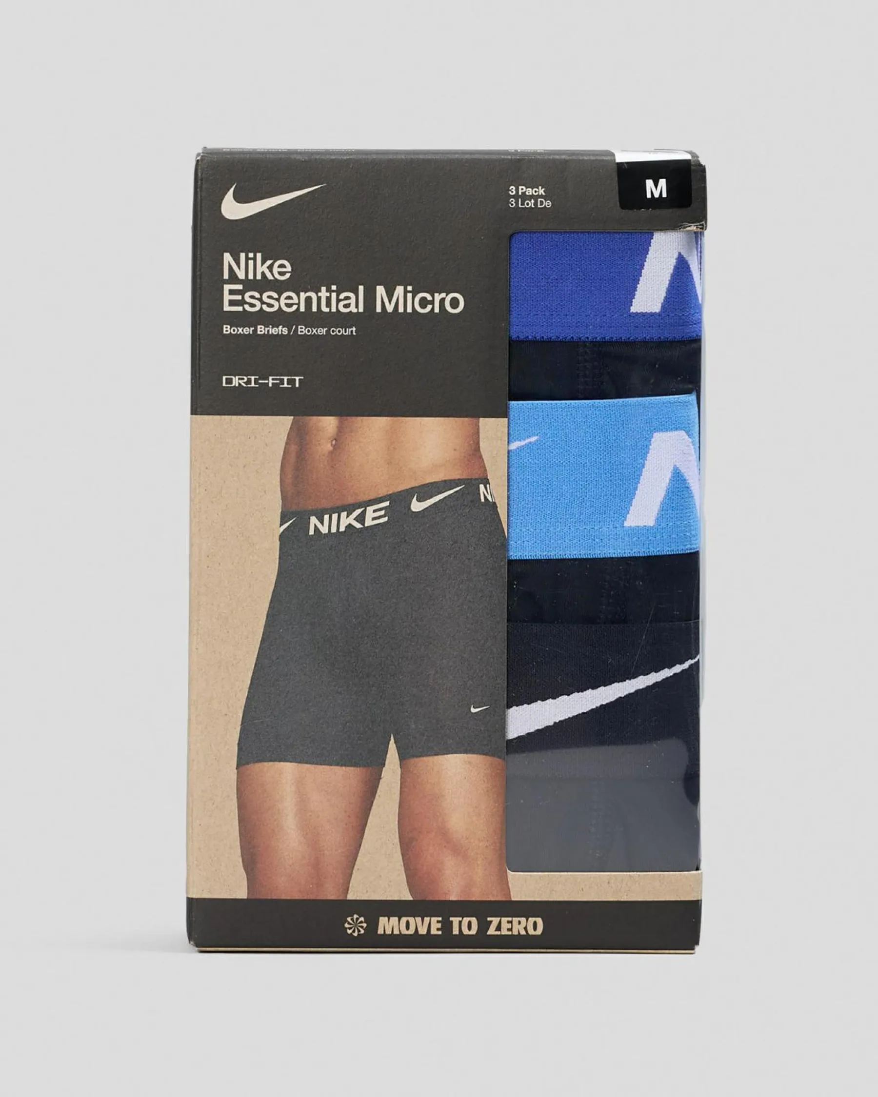 Underwear & Sleepwear*Nike Essential Micro Boxer Brief 3 Pack Multi Blue