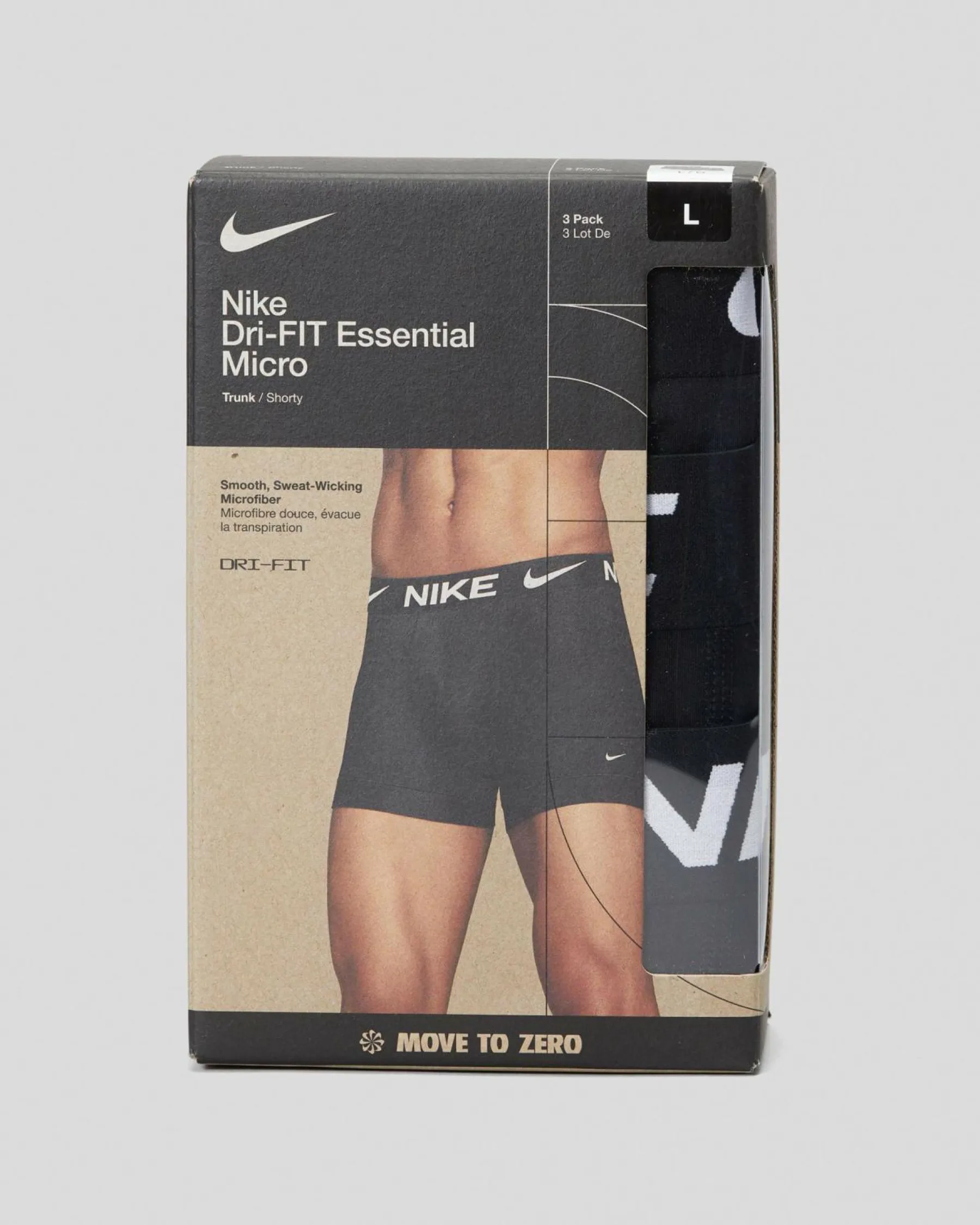 Underwear & Sleepwear*Nike Essential Micro Trunks 3 Pack Black/black/black