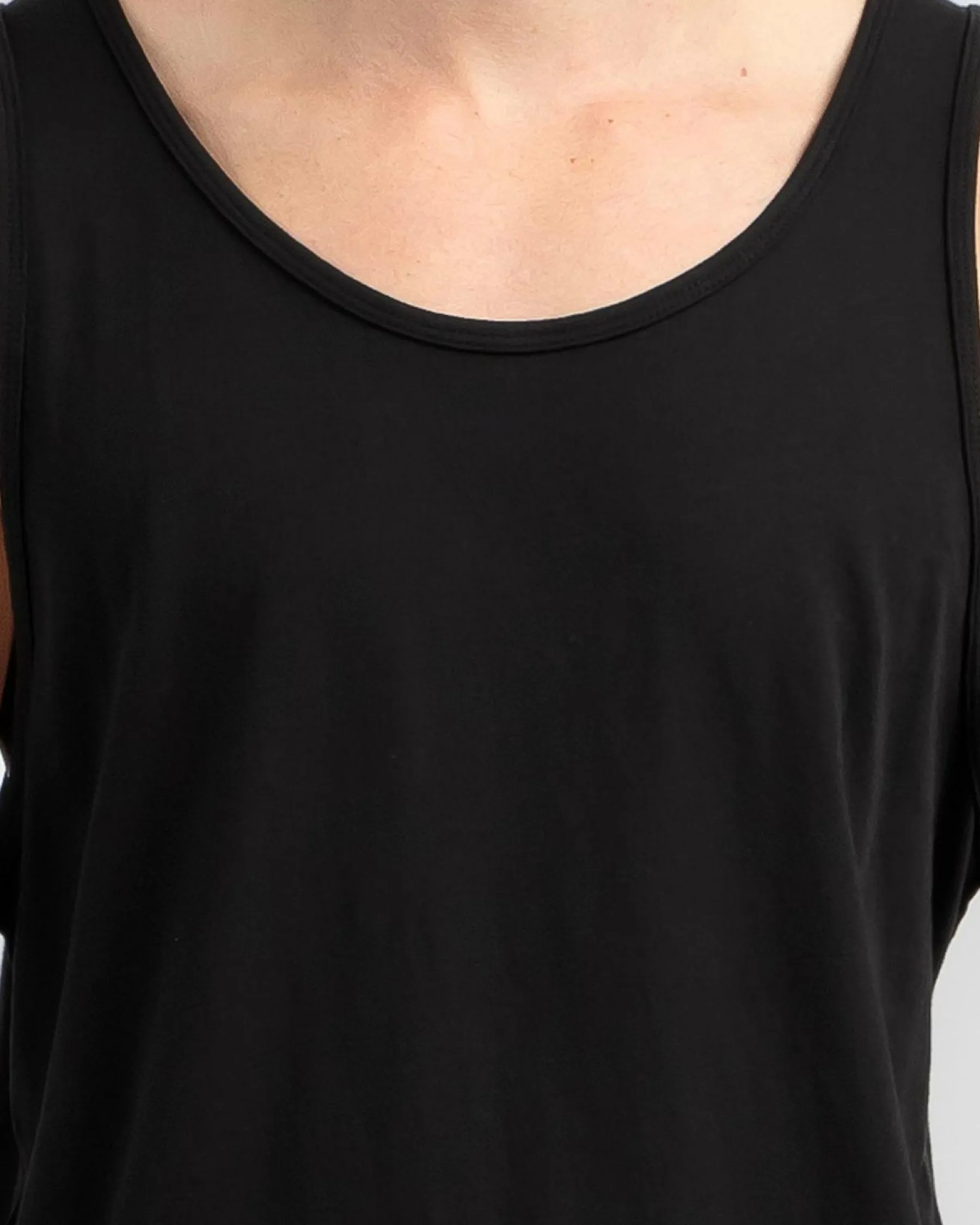 Tops & T-Shirts*Lucid Essential Singlet Black Wash
