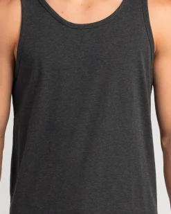 Tops & T-Shirts*Lucid Essential Singlet Char Marle
