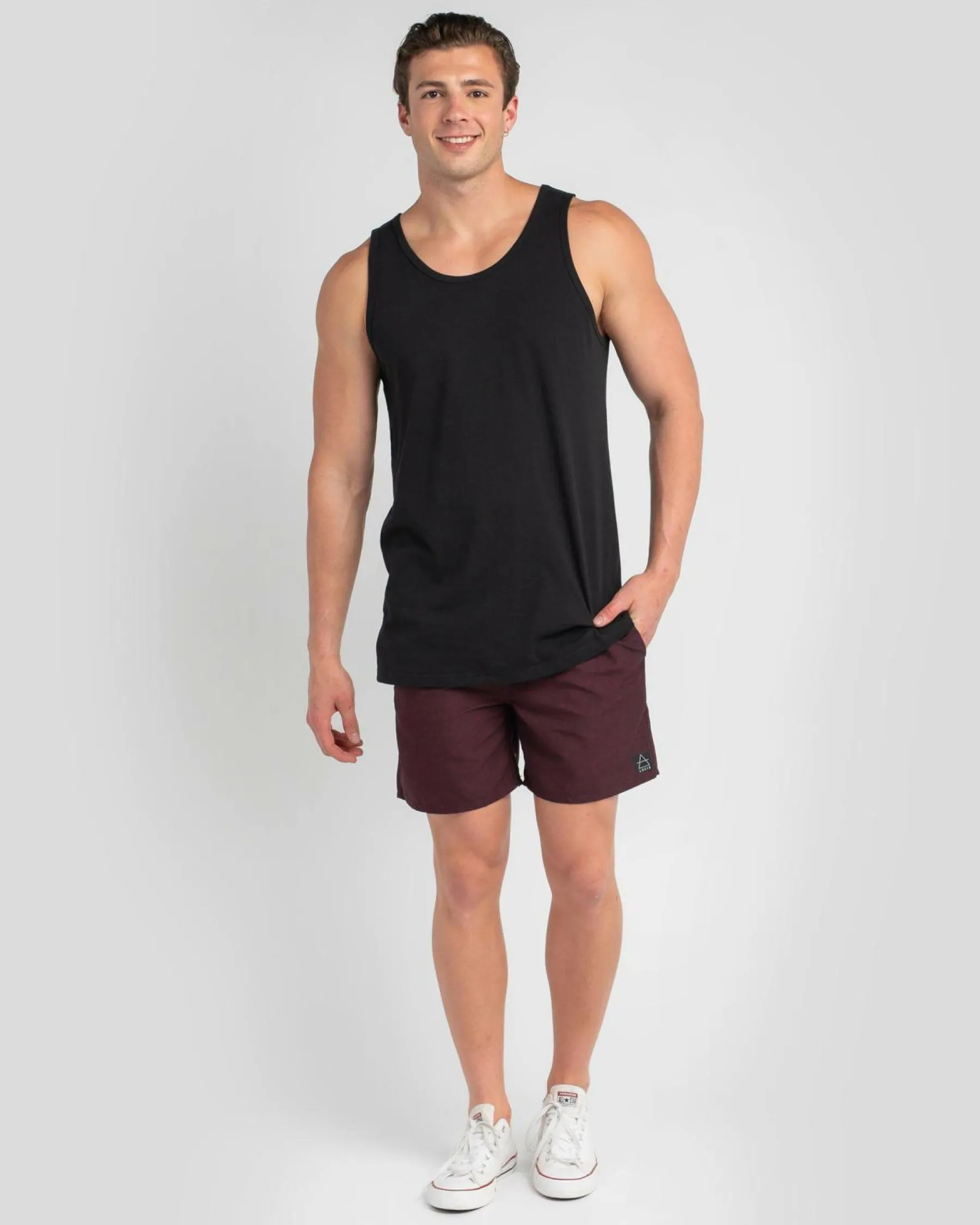 Tops & T-Shirts*Lucid Essential Singlet Black