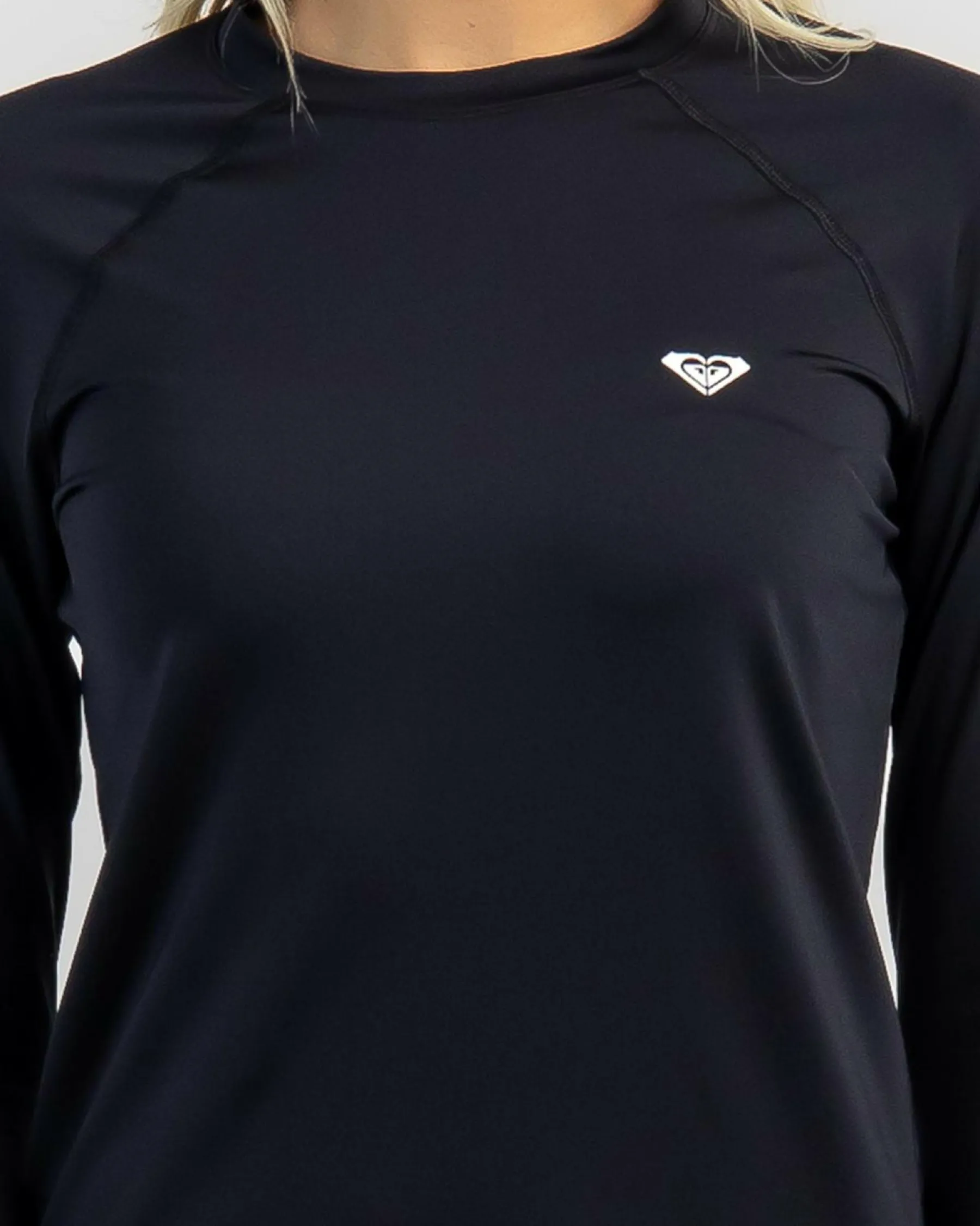 Rash Vests*Roxy Essentials Long Sleeve Rash Vest Anthracite