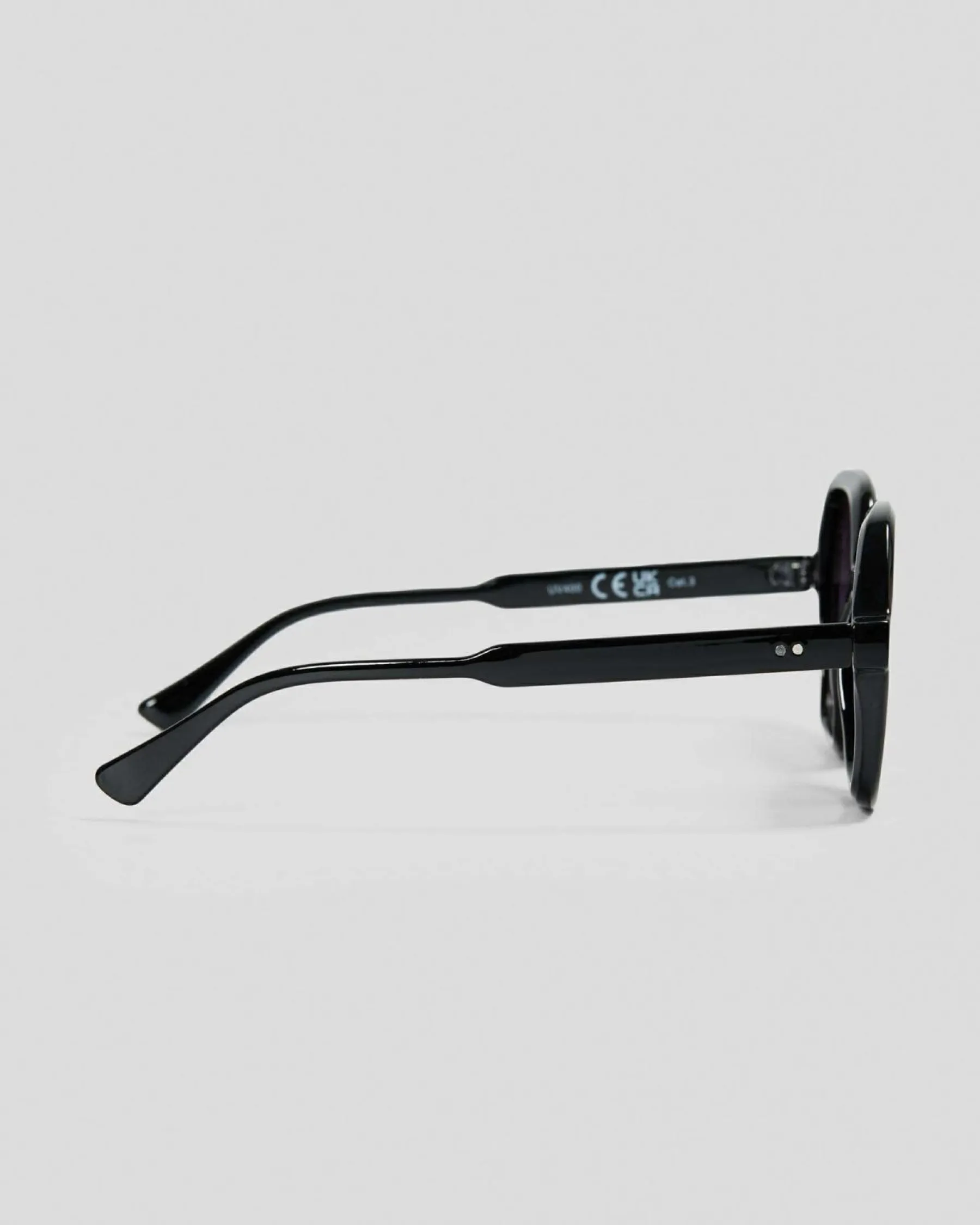 Sunglasses*Indie Eyewear Estelle Sunglasses Black/smoke