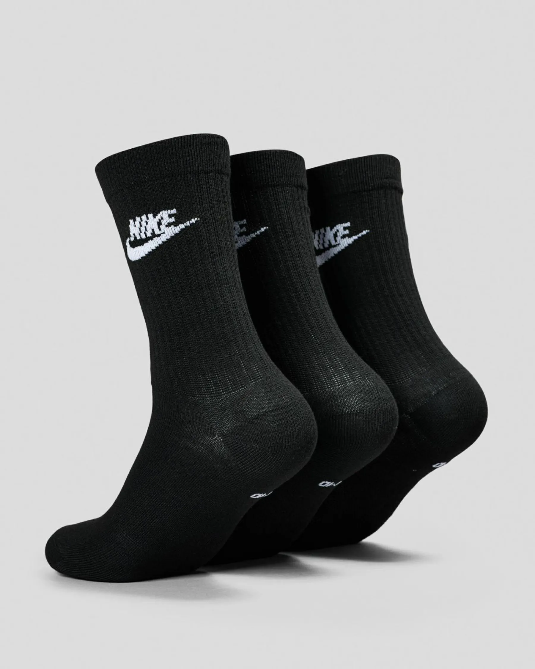 Socks*Nike Everyday Essential Crew Socks Black/white