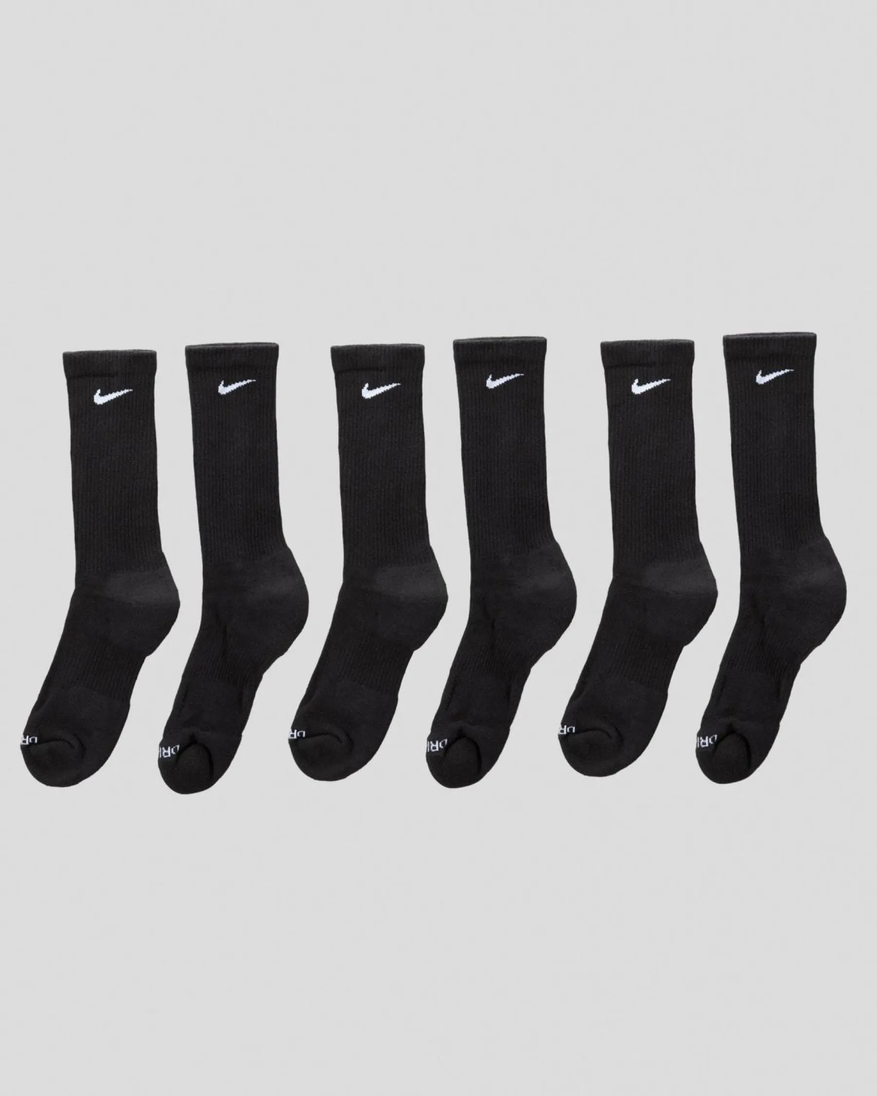 Socks|Socks*Nike Everyday Plus Cushioned Socks 6 Pack Black/white