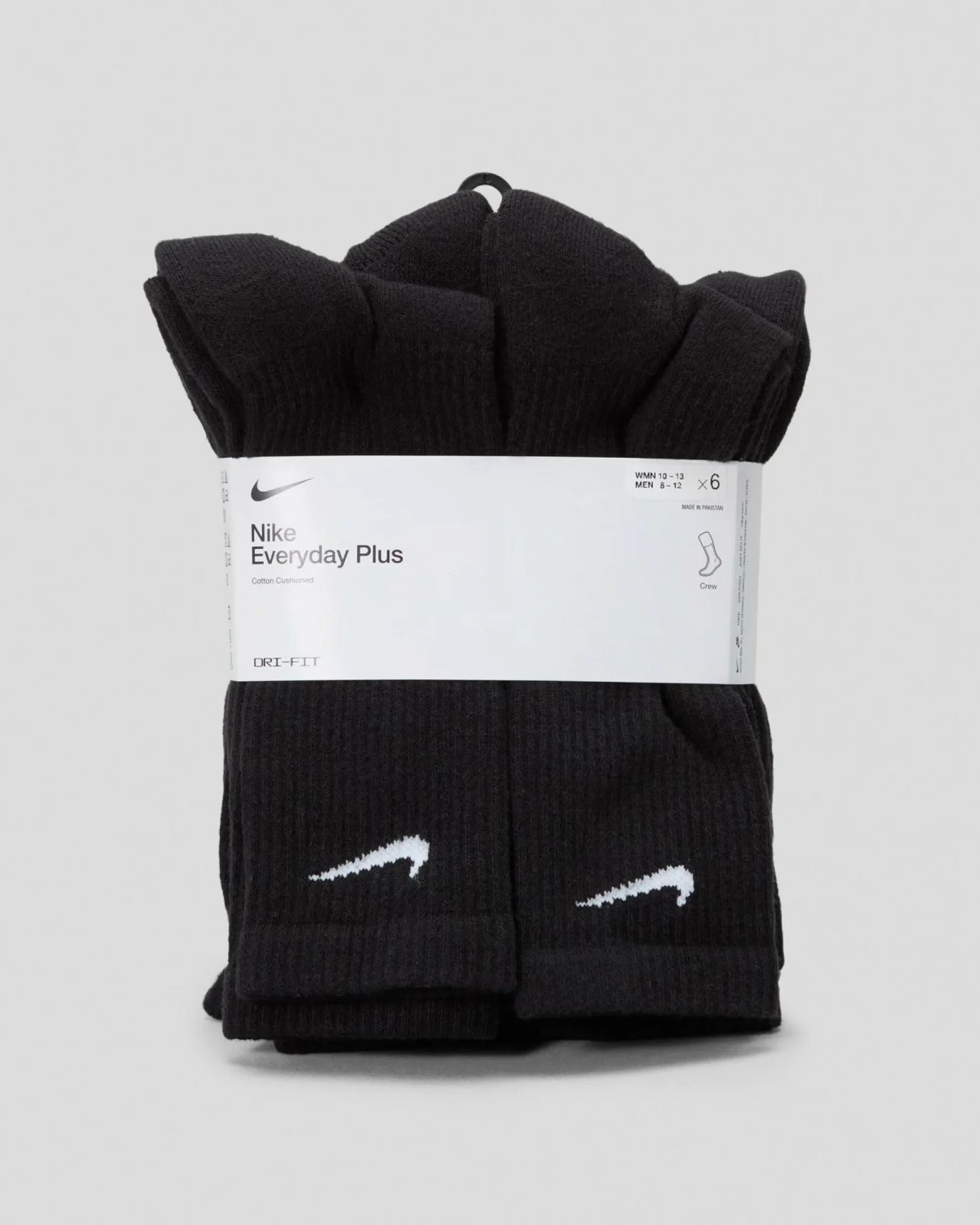 Socks|Socks*Nike Everyday Plus Cushioned Socks 6 Pack Black/white