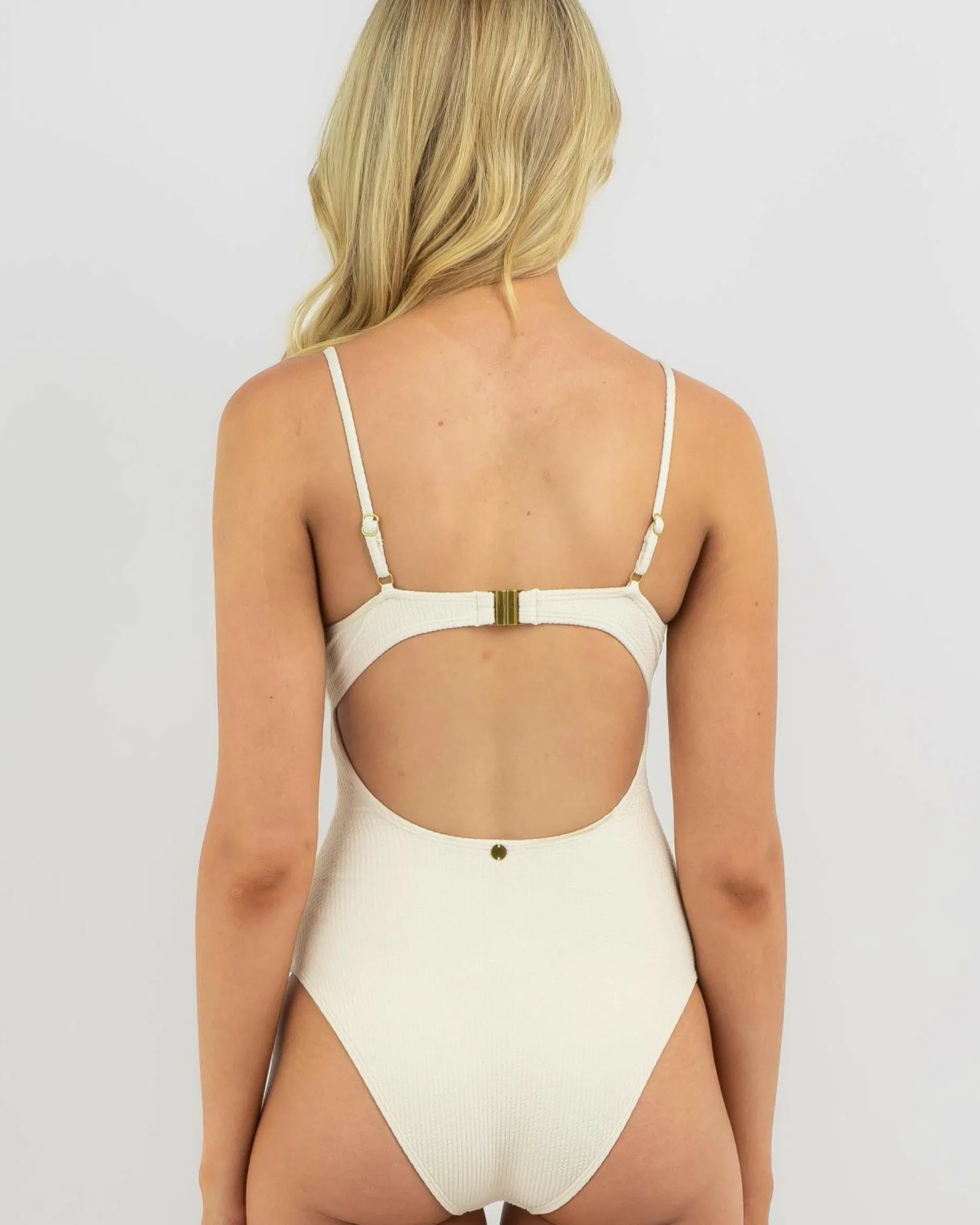 One Pieces*Kaiami Evita Balconette One Piece Swimsuit Seashell