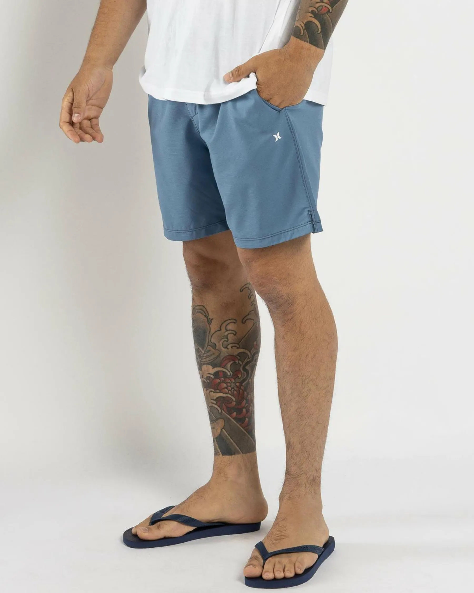 Shorts & Bottoms*Hurley Explore Trek Volley Walk Shorts Coronet Blue