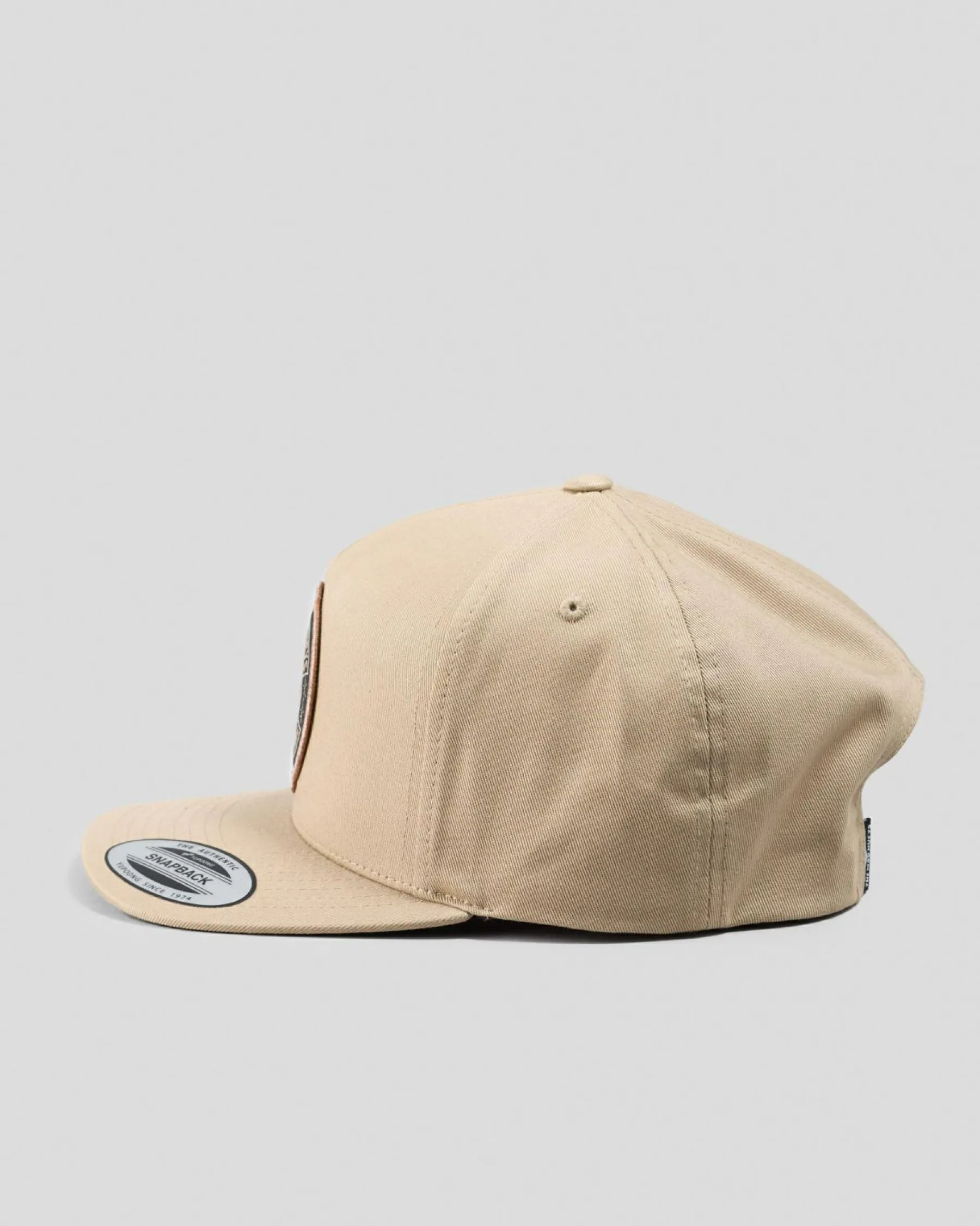Headwear*The Mad Hueys Fk Off Fish On Snapback Cap Tan